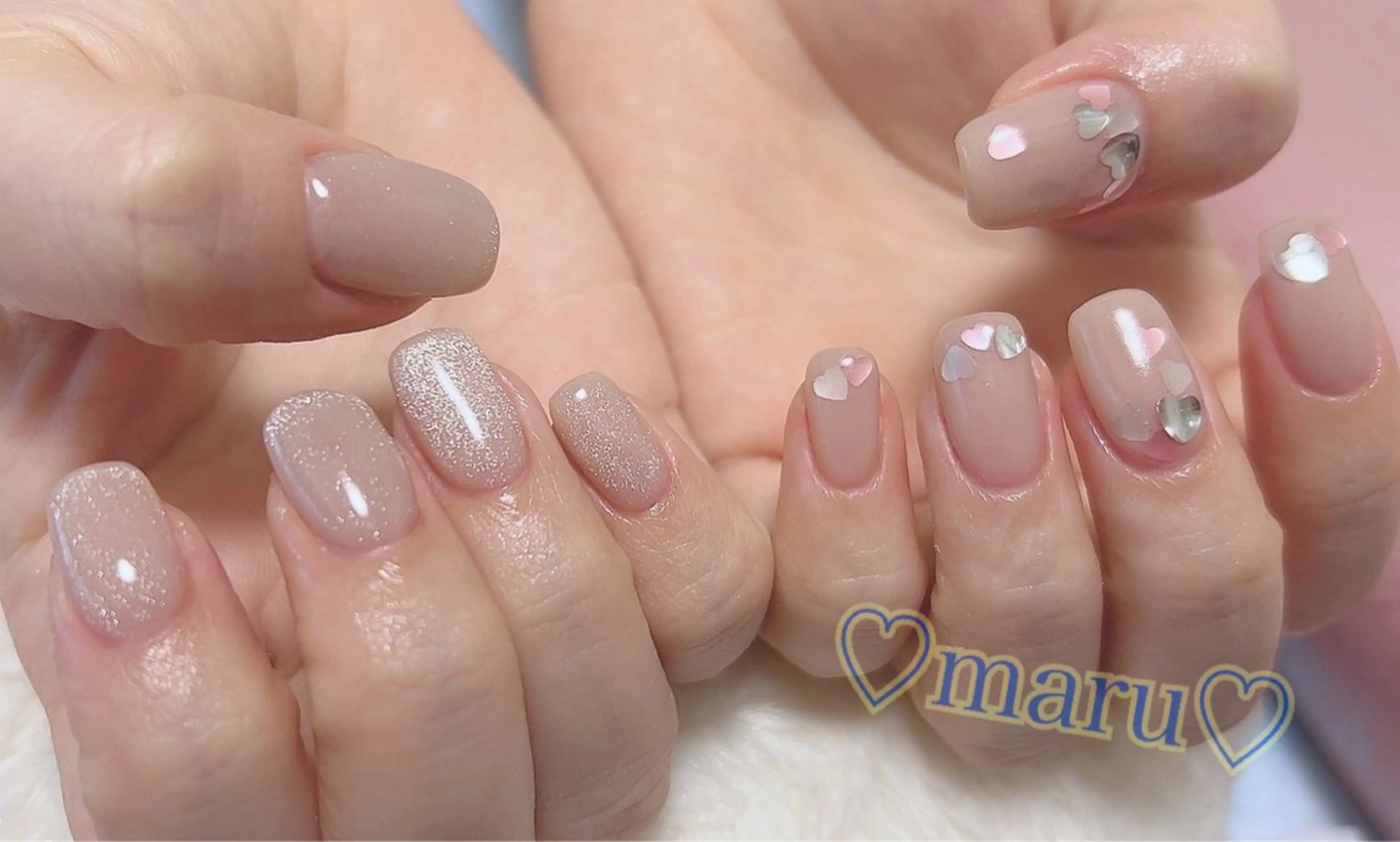 ネイル ハンドネイル フットネイル まるみ ♡のネイルデザイン