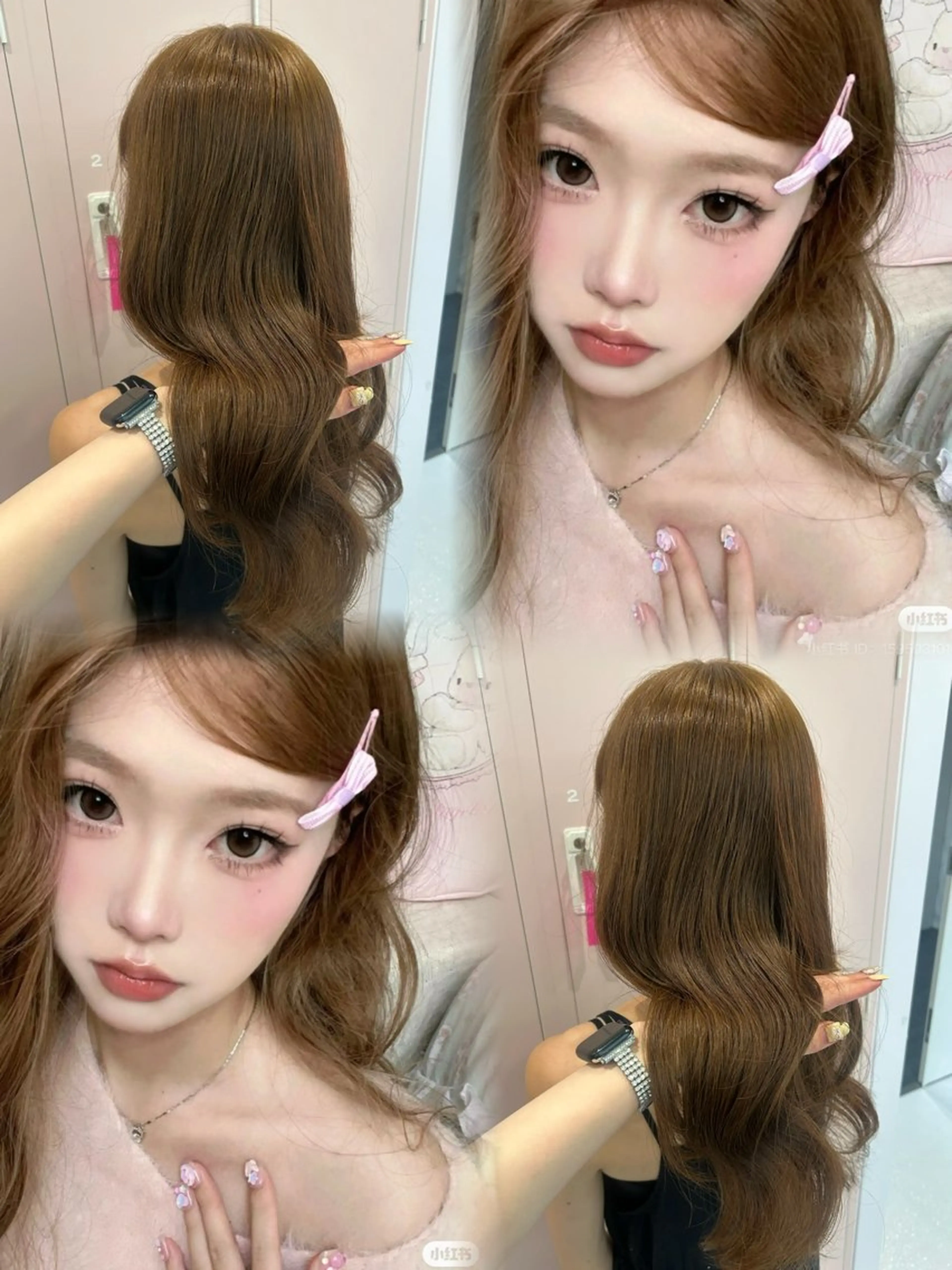 カラー YUZUKI艶カラー /似合わせ小顔カットのヘアスタイル