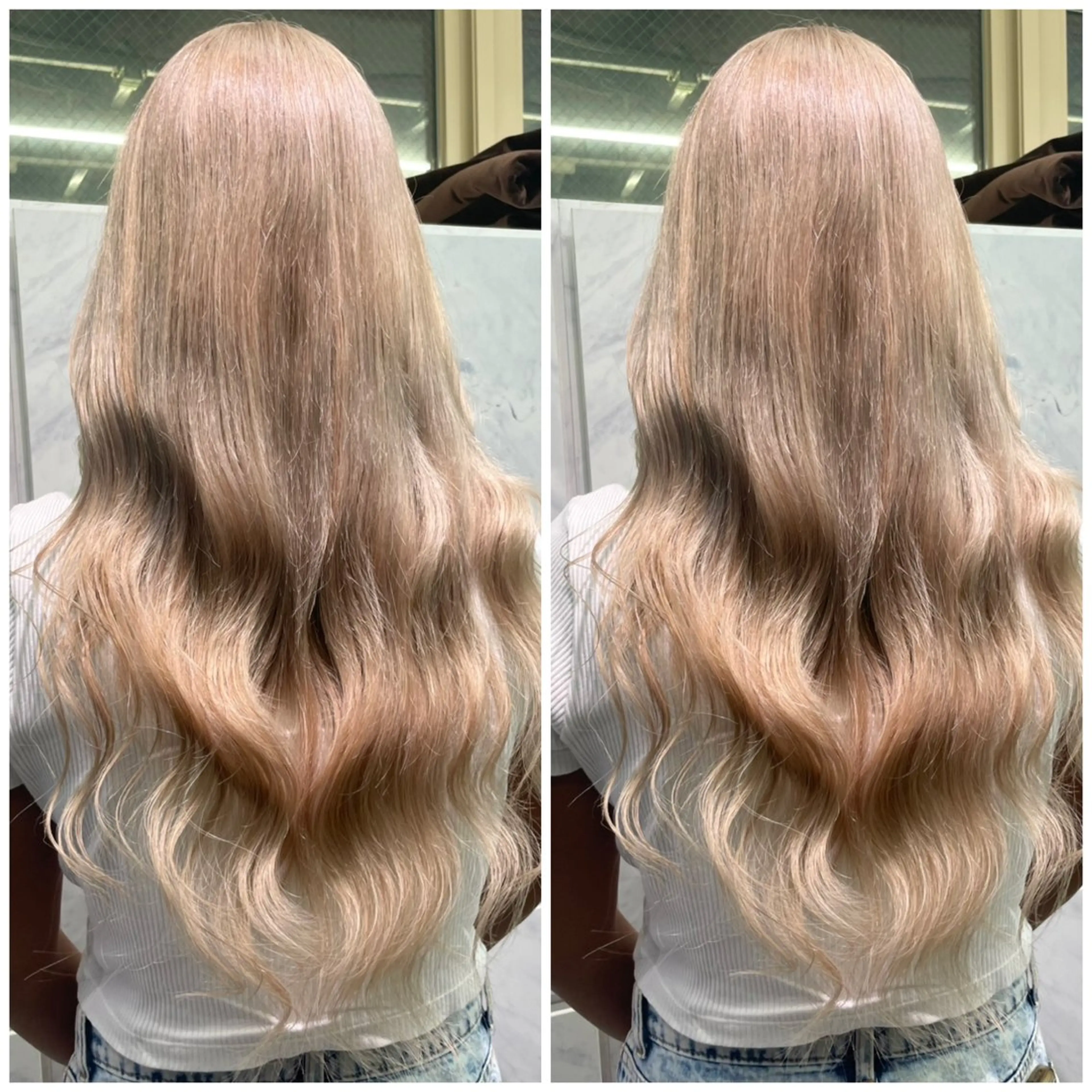 ロング ヘアカラー エクステ 🦋プルエクステ ARISA🦋のヘアスタイル