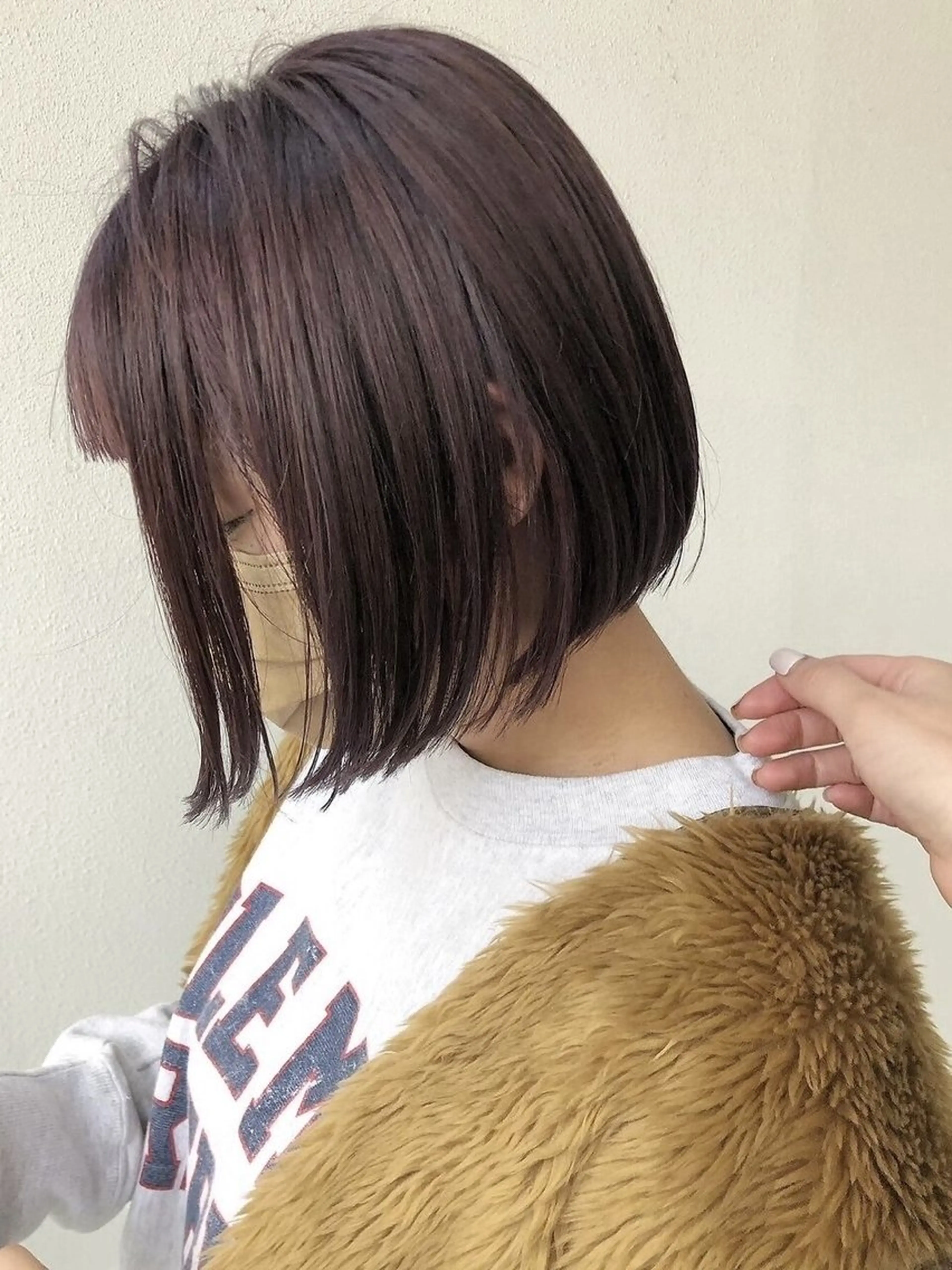 ミディアム rino カットモデル/名古屋のヘアスタイル