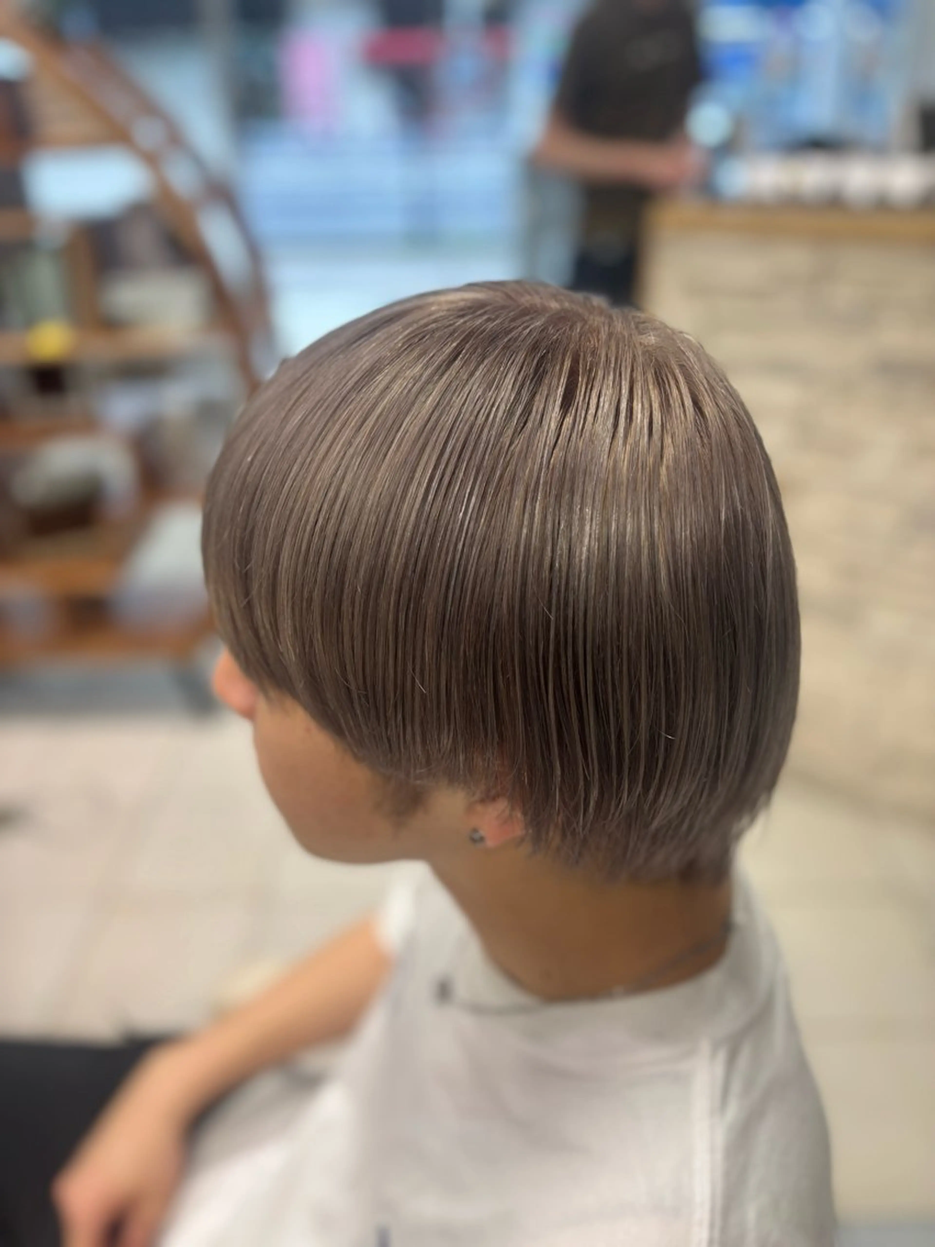 ショート カラー メンズ ヘアカラー メンズ特化韓国風 パーマスタイル/りんのヘアスタイル