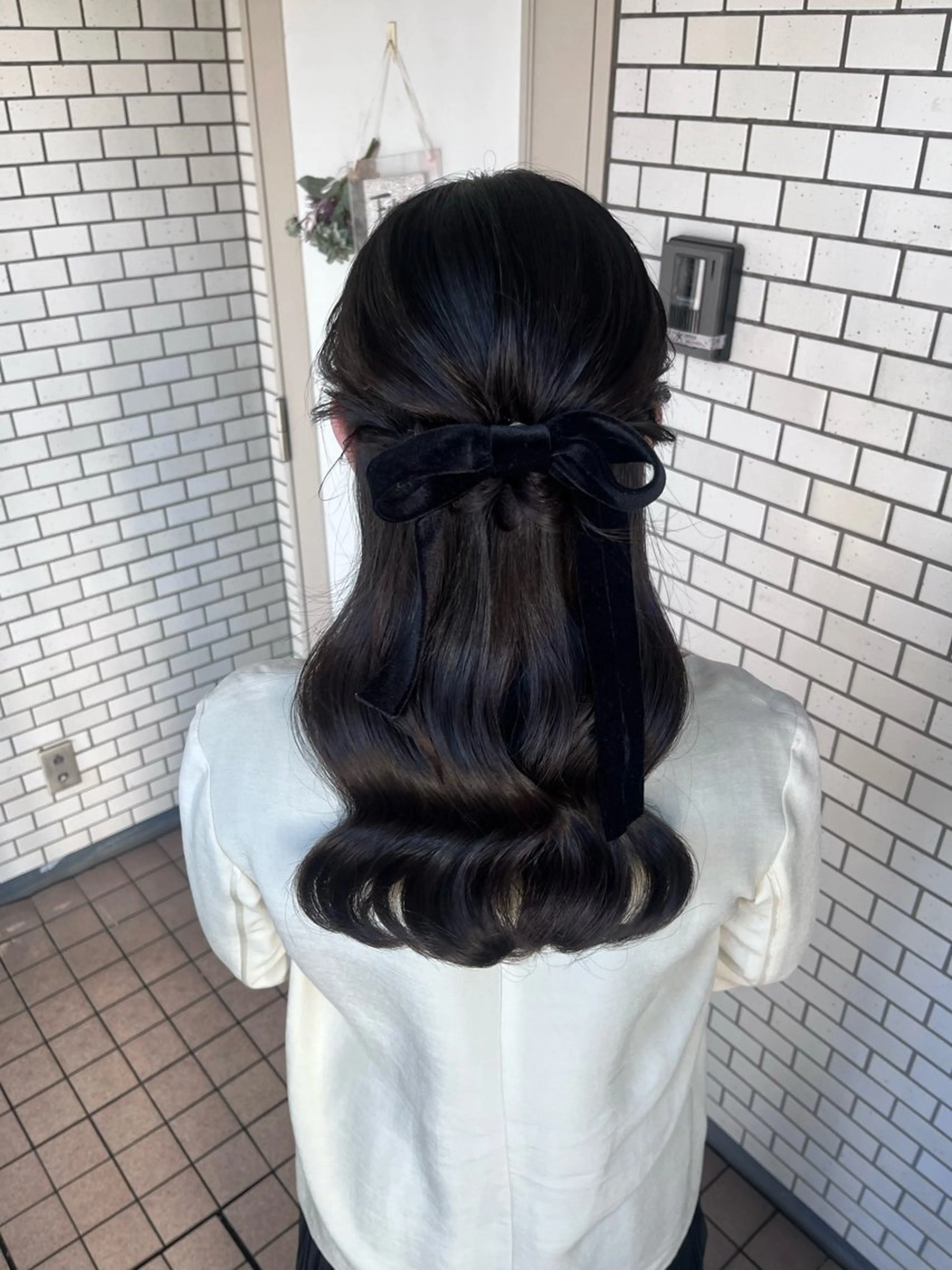 ヘアアレンジ ハーフアップ ヘアセット 参列 ✽ 推し活ヘア 💕ゆり🐈🐾のヘアスタイル