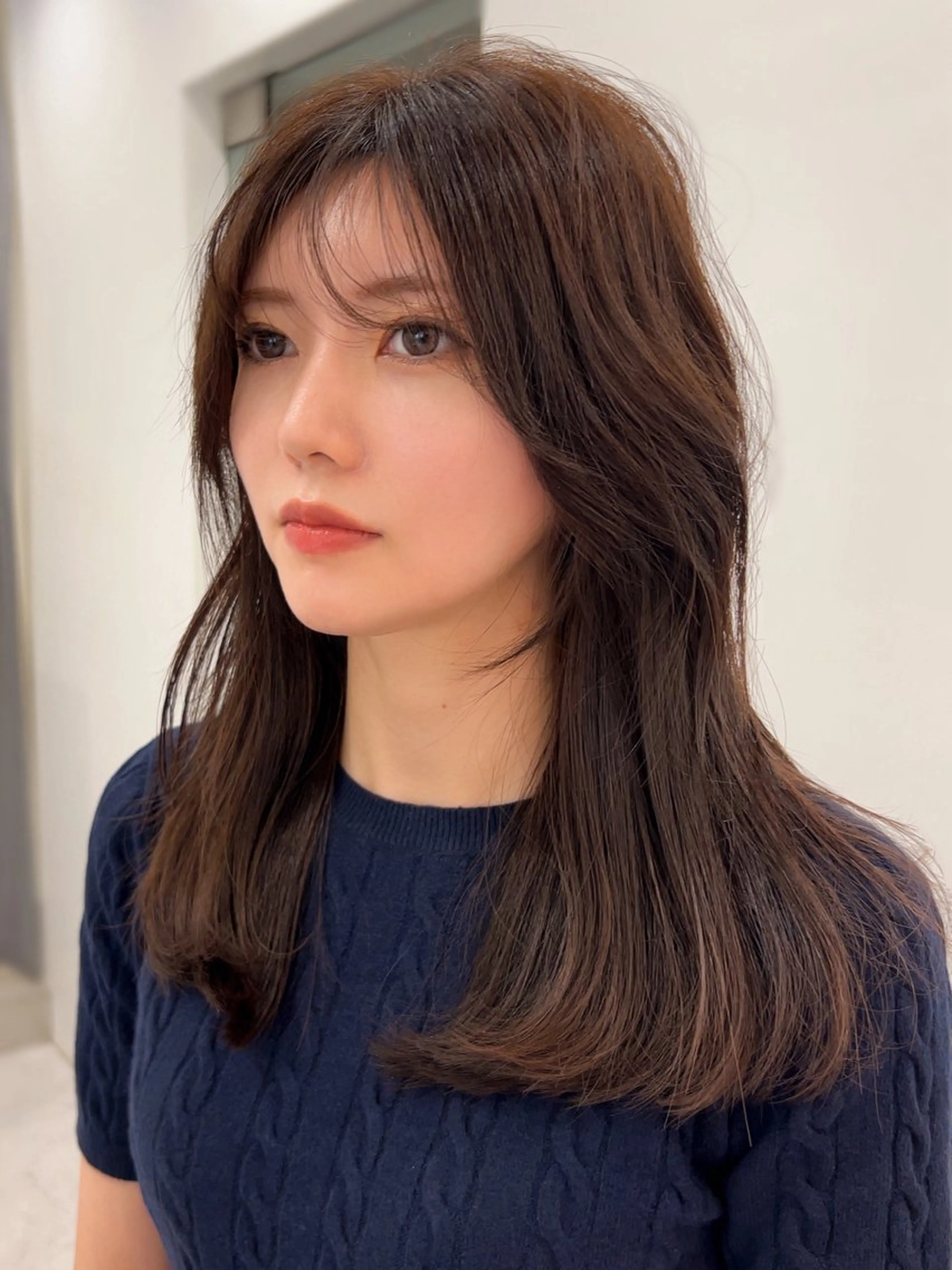 セミロング カット ヘアカラー トリートメント 最高の似合わせ🪽 メンズ募集中！のヘアスタイル