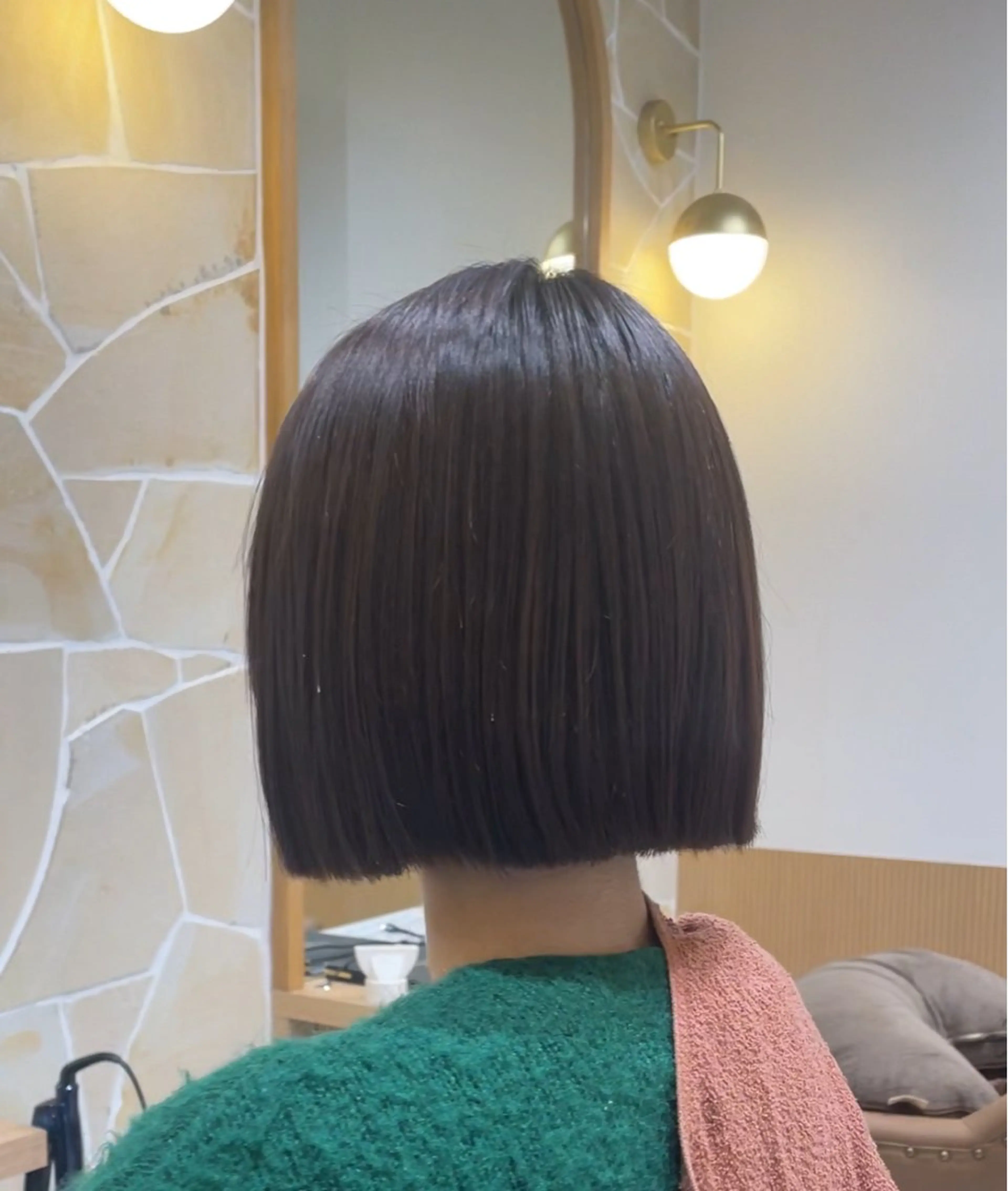 ミディアム カット 辻 雅也のヘアスタイル