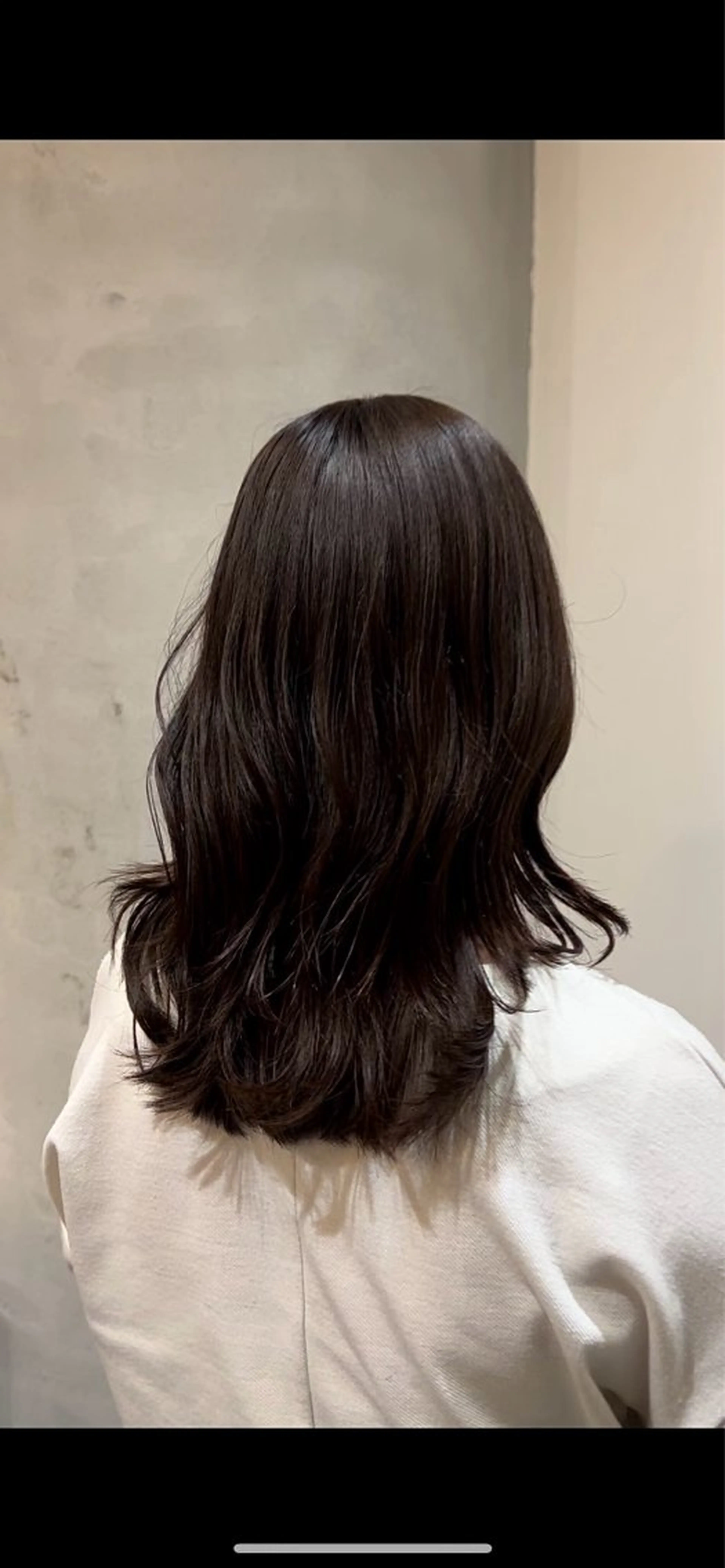 セミロング 艶ブリーチ/カット kurumi🌼のヘアスタイル