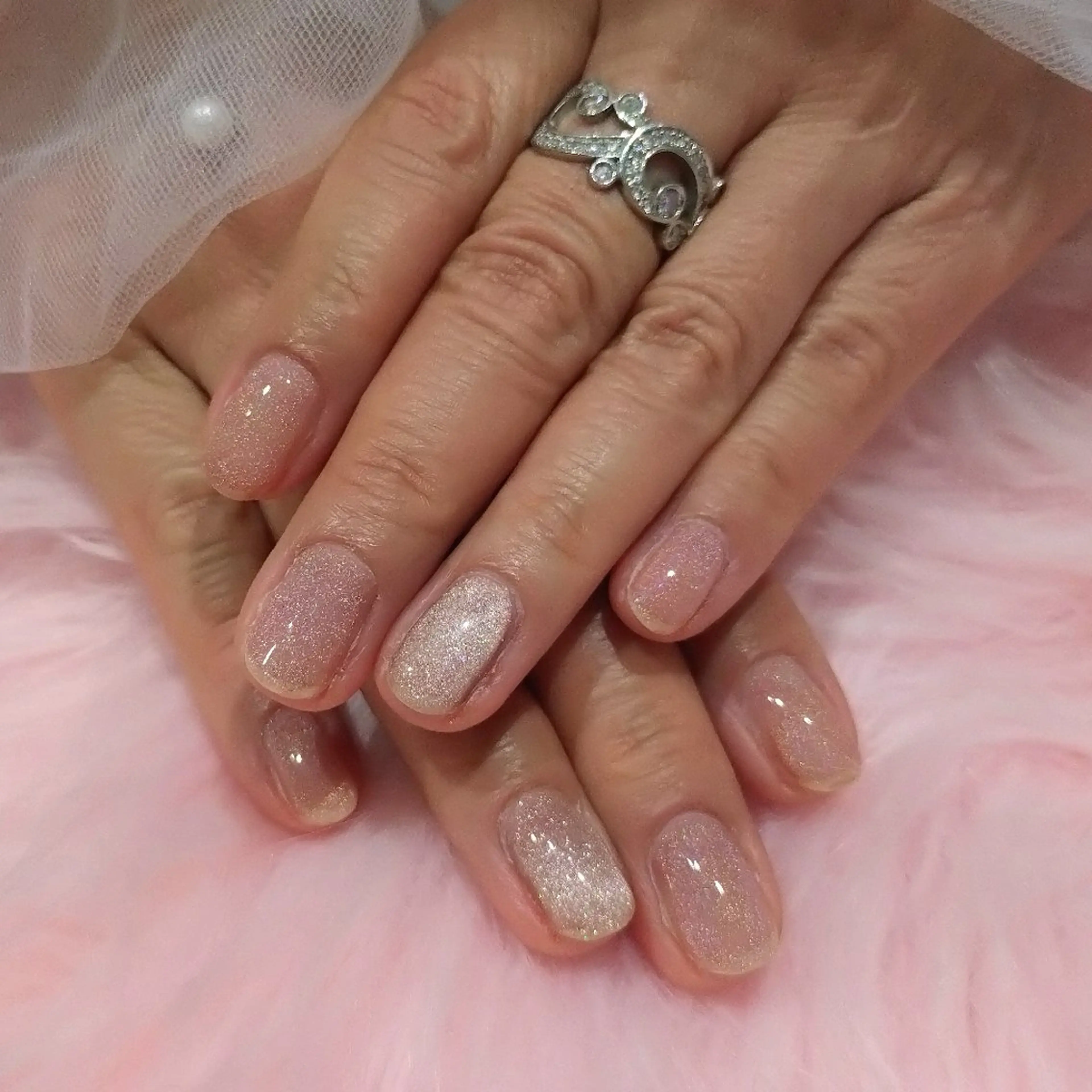 ネイル マグネットネイル マグネットワンカラー ワンカラーネイル ハンドネイル AG nail 〚　yuka　〛のネイルデザイン
