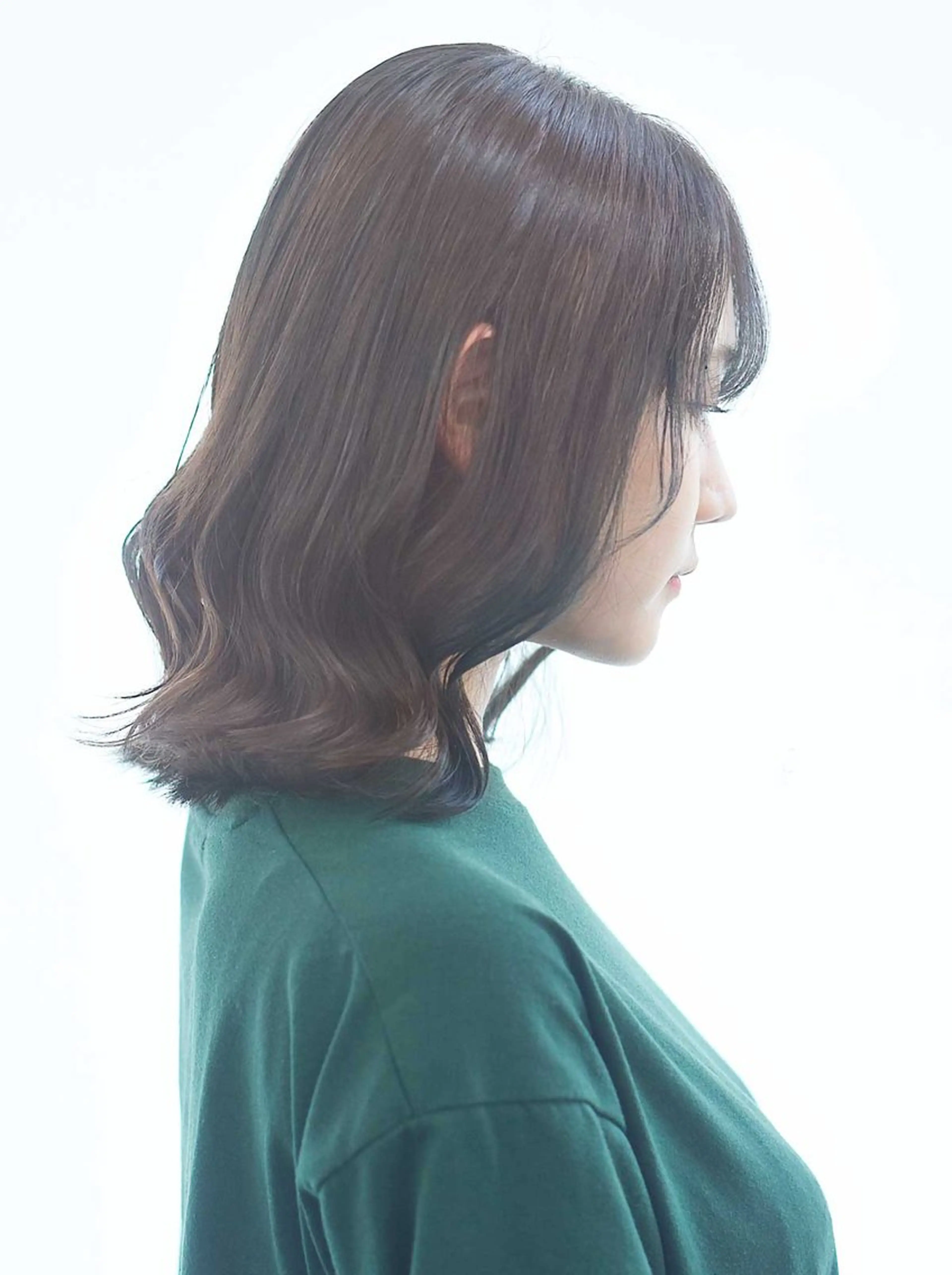 セミロング カラー カット ヘアカラー 【Atem 大町店】 永森　優里花のヘアスタイル