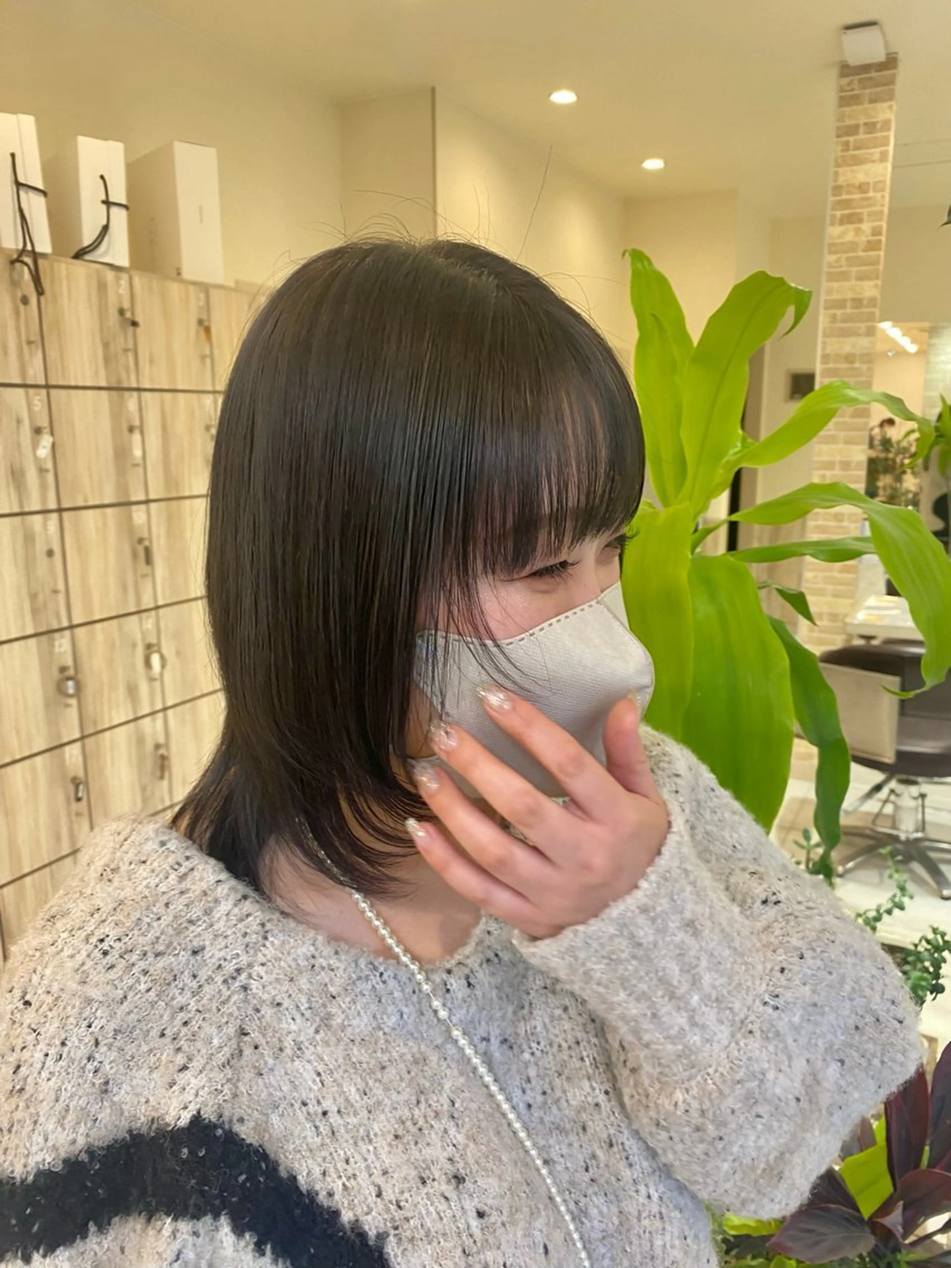 ミディアム カラー GRANDEUR やまだかなのヘアスタイル