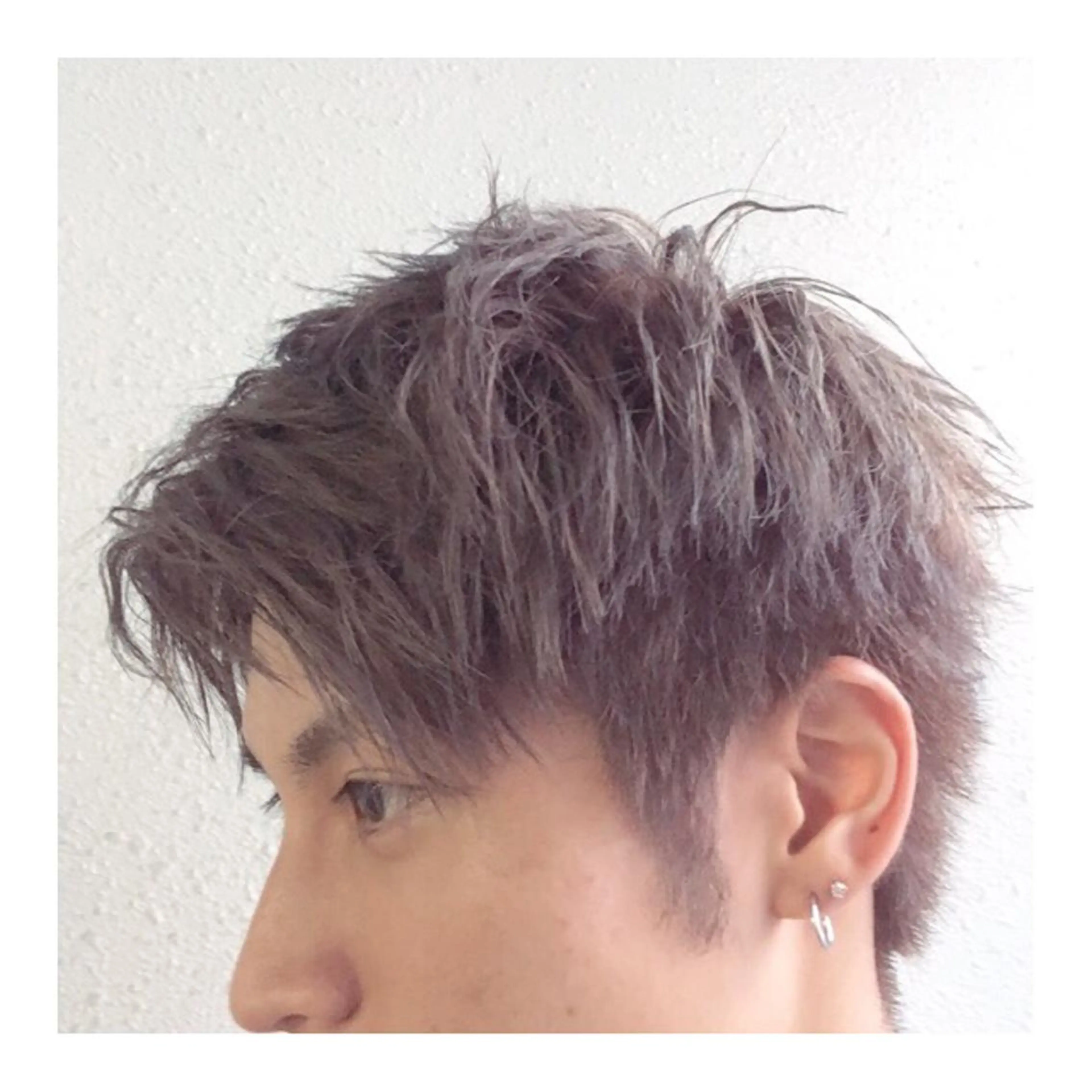 カラー メンズ ダブルカラー カット ヘアセット ange☞ soutaのヘアスタイル