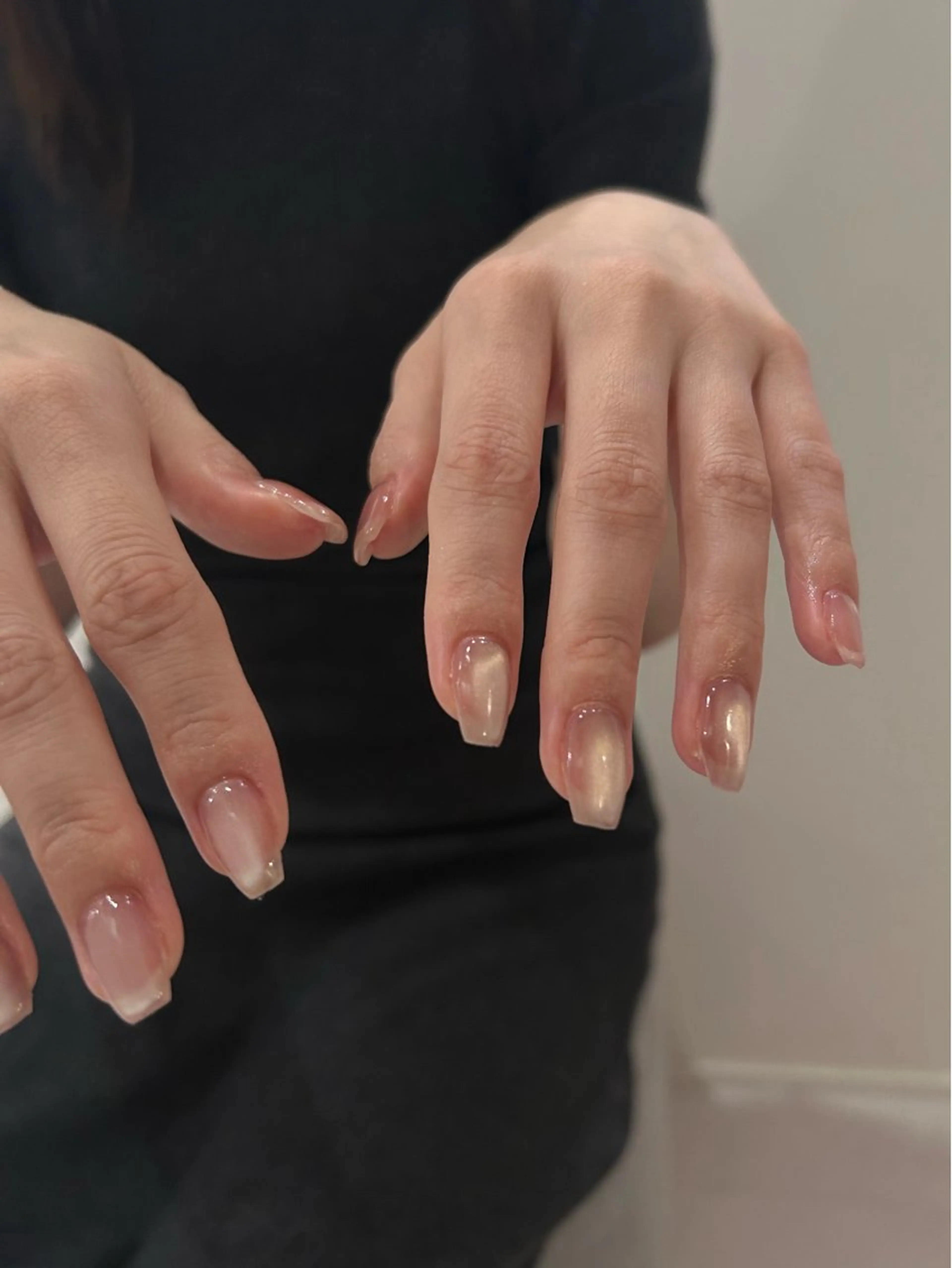 ネイル 氷ネイル・うるうるネイル ビー玉ネイル DEEokazaki momonaのネイルデザイン