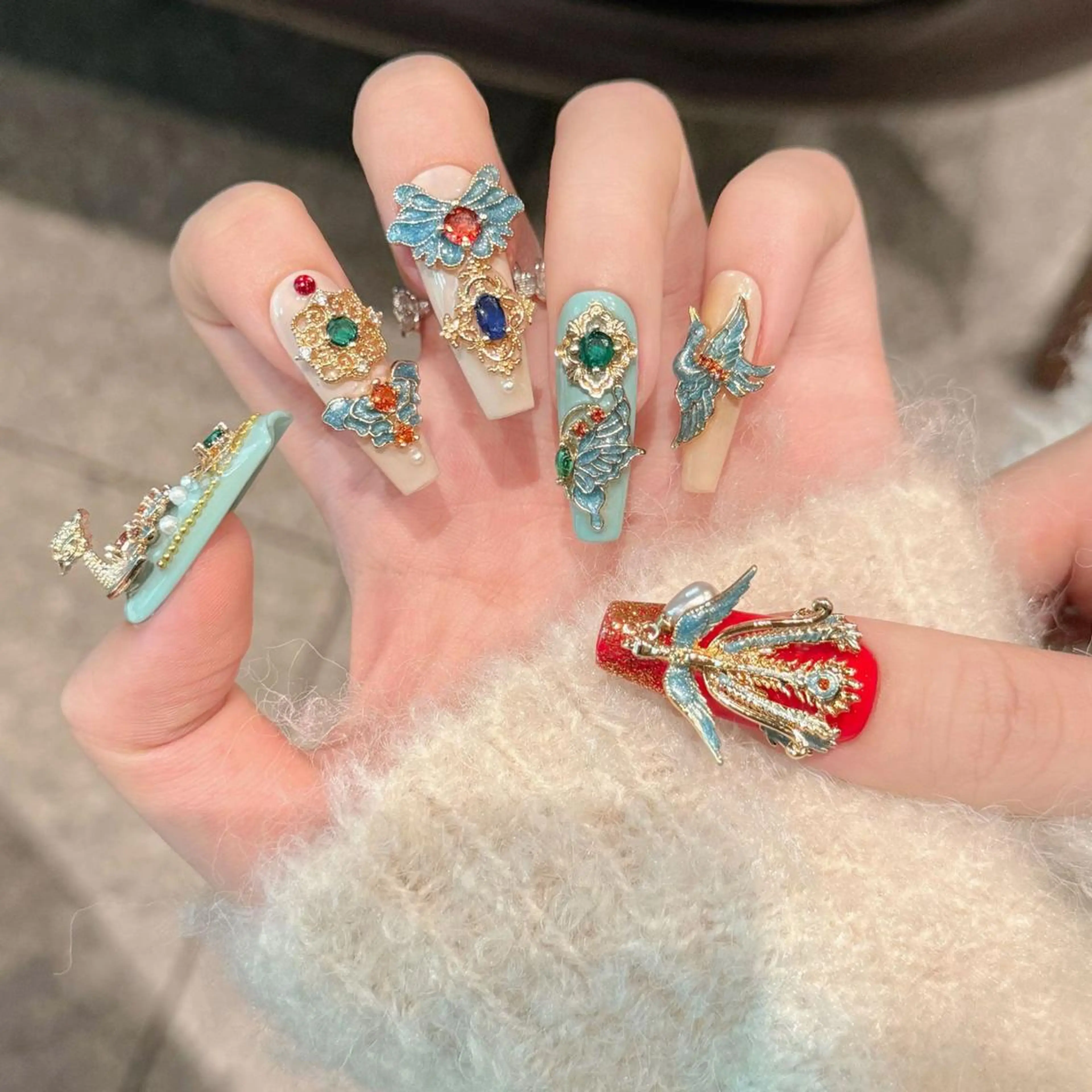 ネイル ジェルネイル スカルプネイル ネイルチップ KIMI 🐰のネイルデザイン