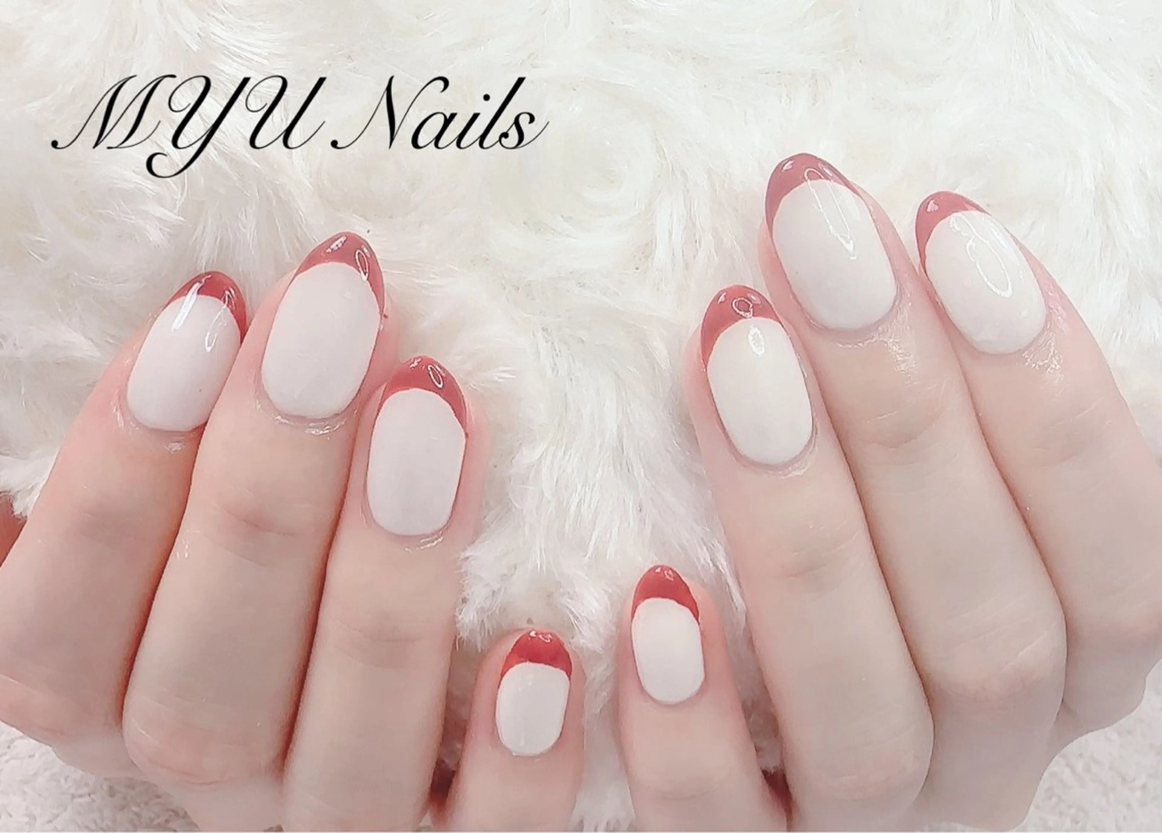 ネイル フレンチネイル ジェルネイル MYU Nails所属・MYU Nailsのネイルデザイン