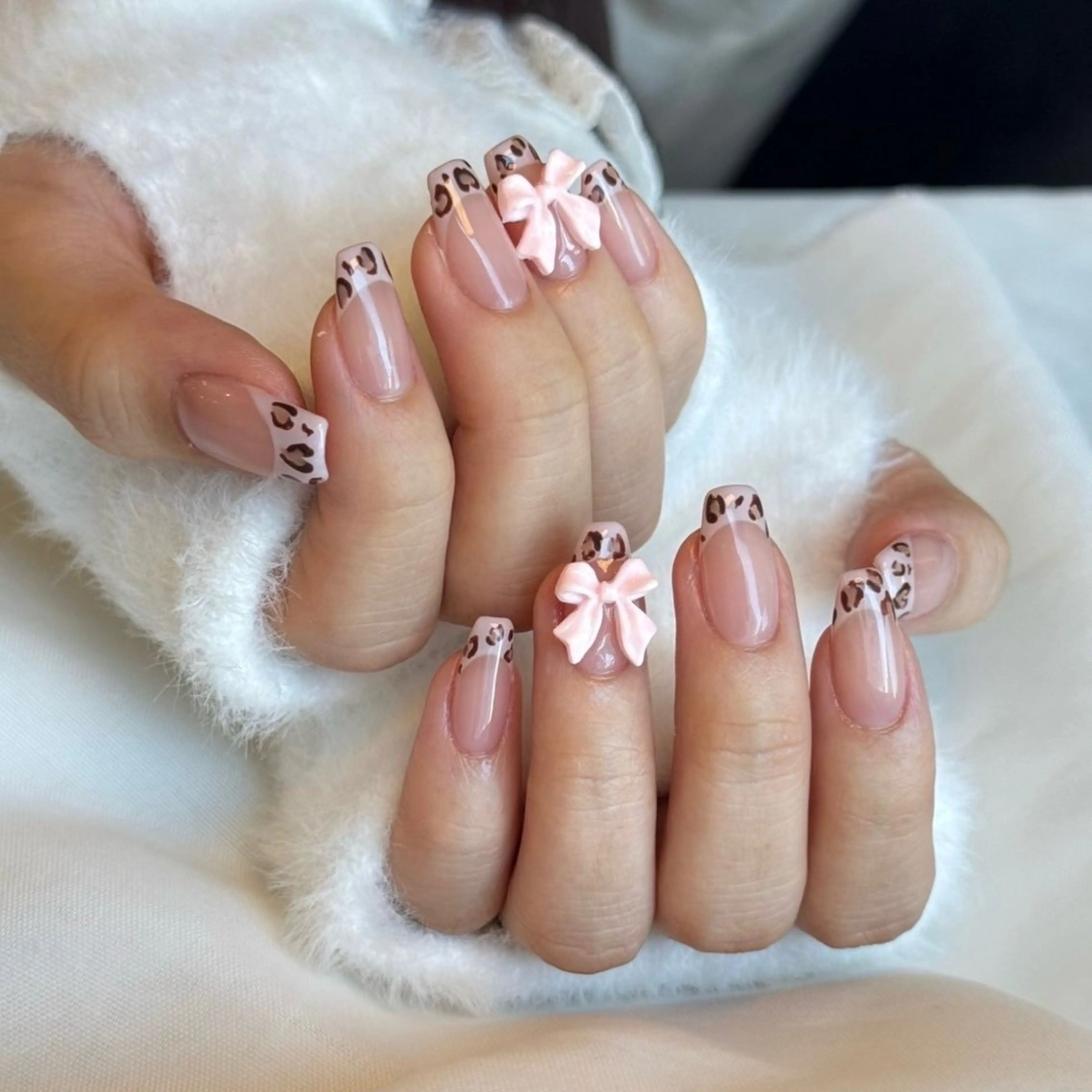 ネイル アニマル柄 ハンドネイル Rich+nail🫧仙台🫧所属・Rich+nail 🫧仙台🫧のネイルデザイン
