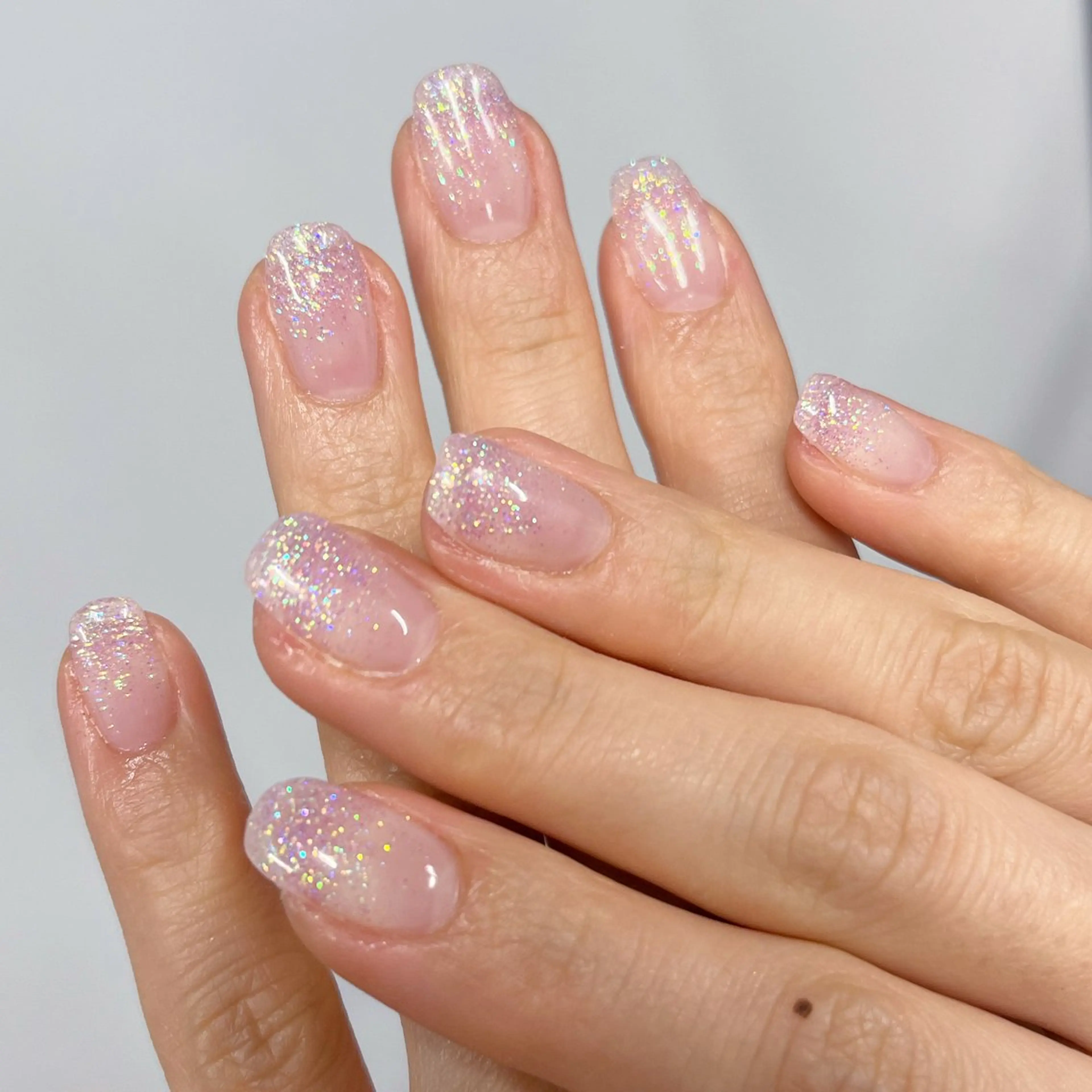 ネイル オーロラネイル ラメ(グリッター) パープル nappage所属・nappage 国分寺のネイルデザイン