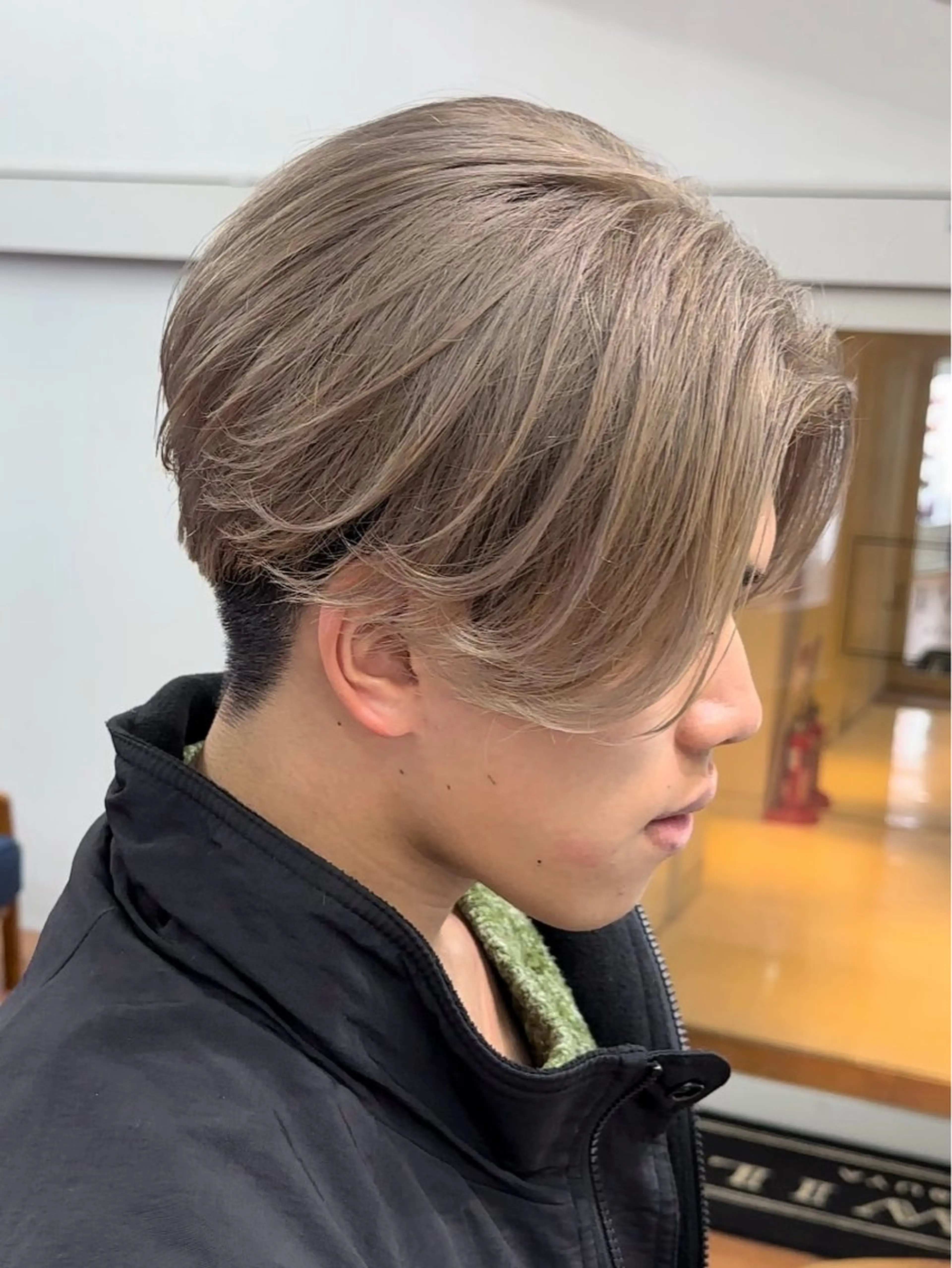カラー メンズ カット ヘアカラー トリートメント メンズカット ‪‪/メッシュのヘアスタイル
