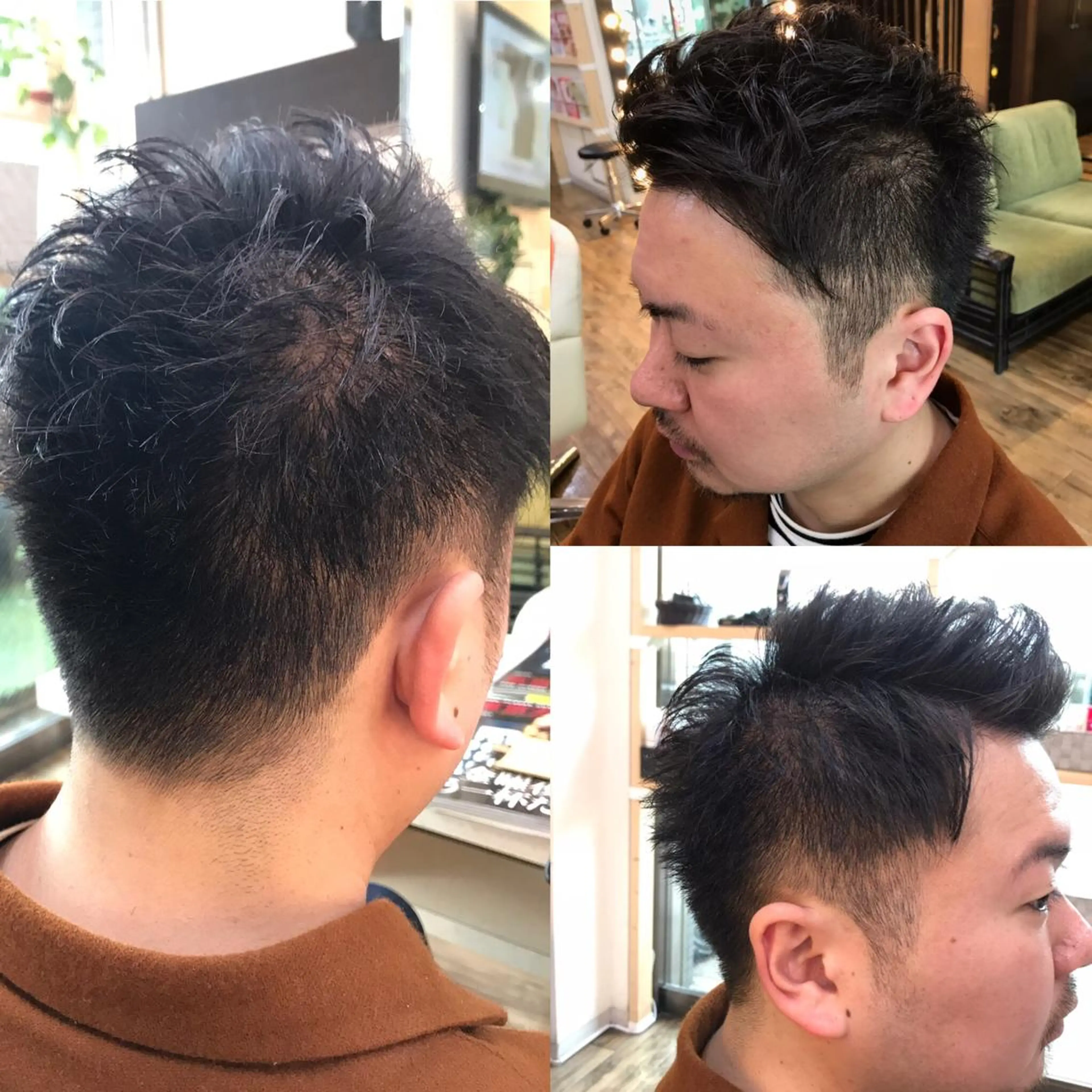 ショート メンズ 刈り上げ カット 赤羽、髪質改善サロン 吉野リョウスケのヘアスタイル