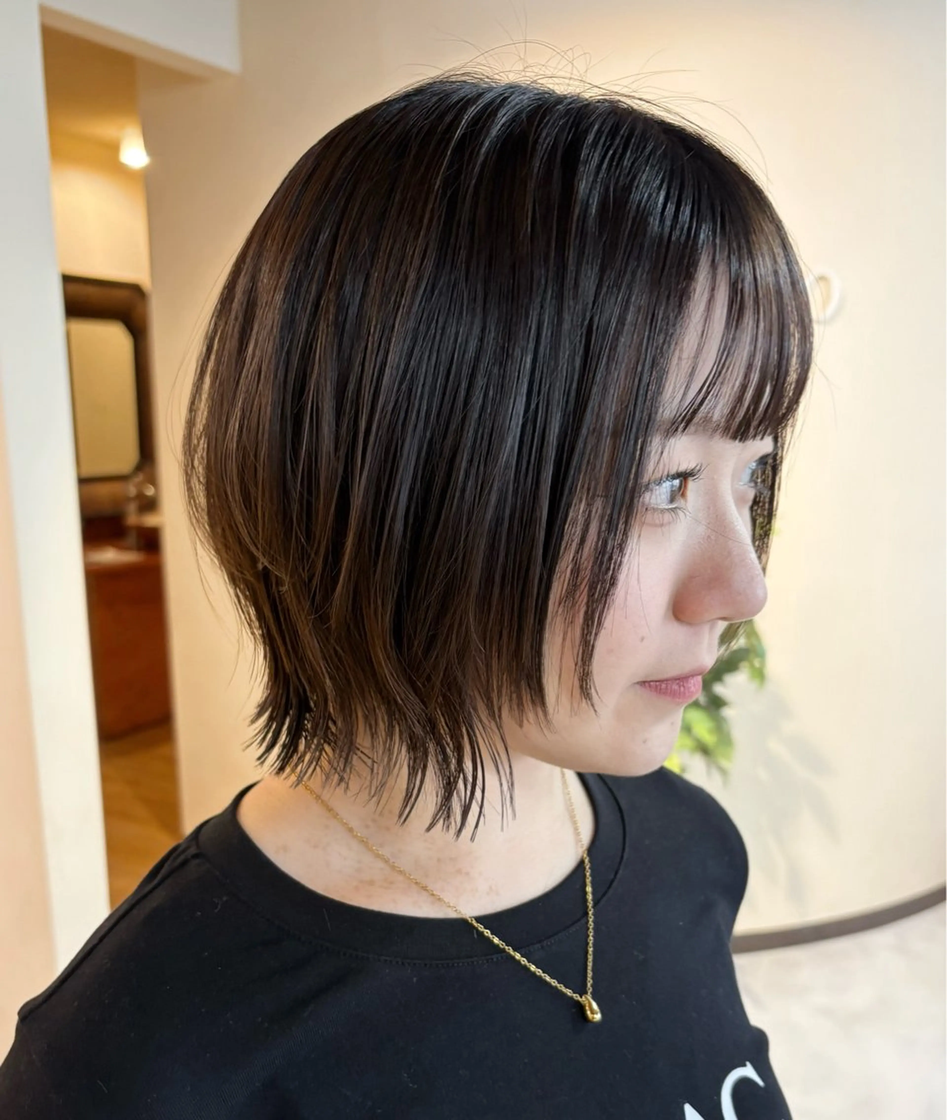 ショート ボブレイヤー ボブ レイヤーカット 宮本 いぶきのヘアスタイル