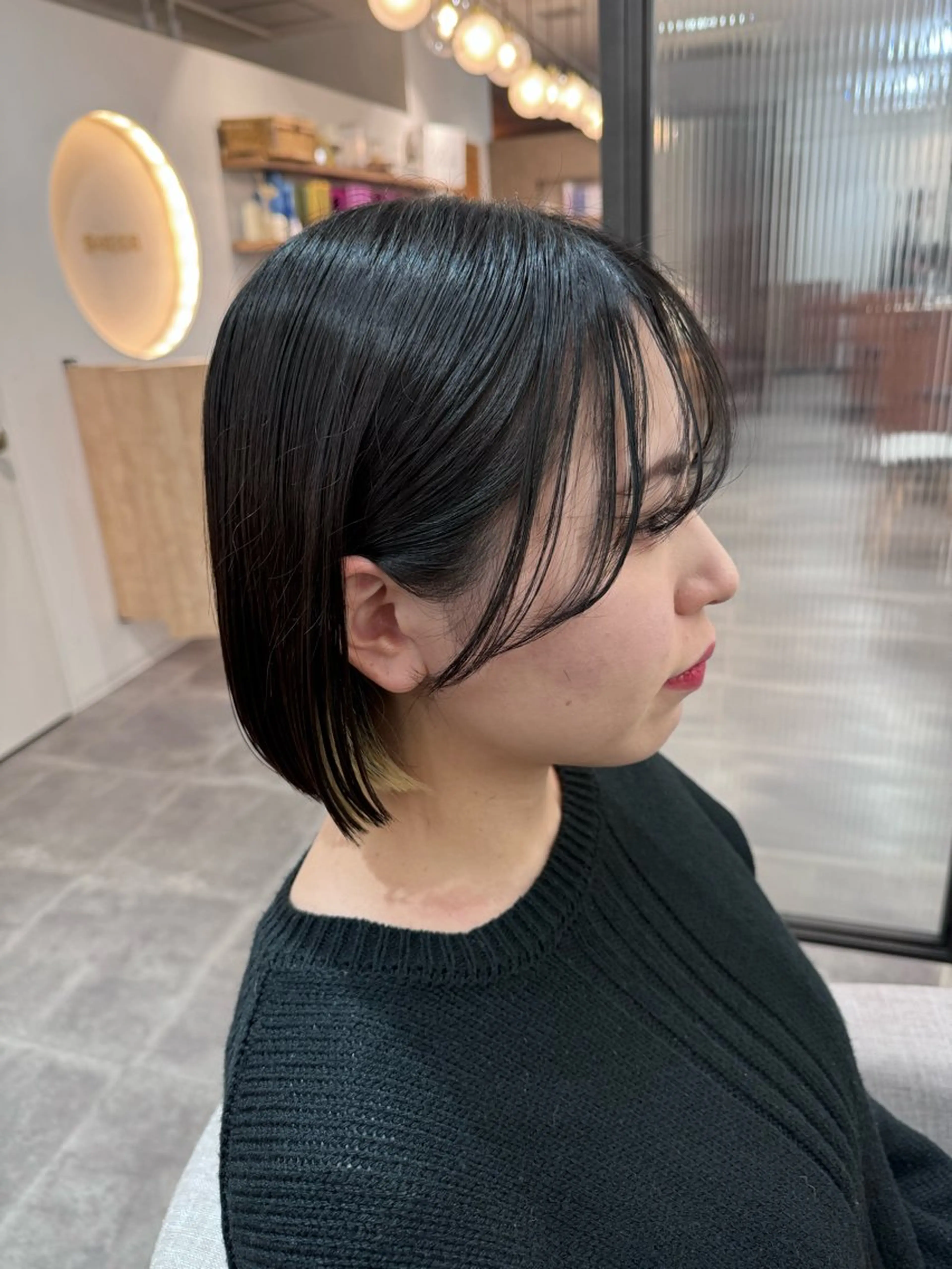 ショート 切りっぱなしボブ ボブ Nagisa ナギサのヘアスタイル