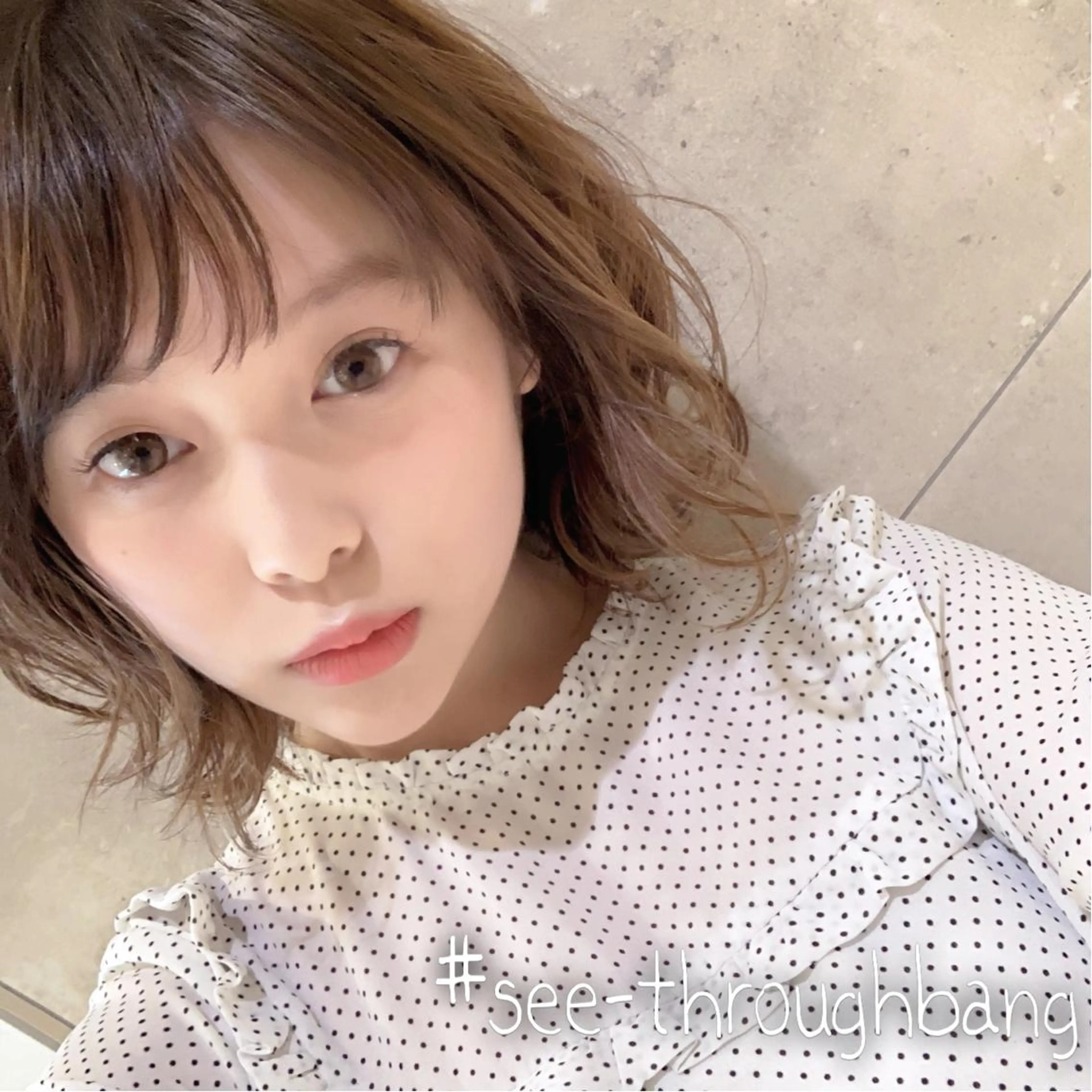 ヘアアレンジ ボブ ヘアセット 透明感×髪質改善🧸 韓国ヘア　武田涼のヘアスタイル