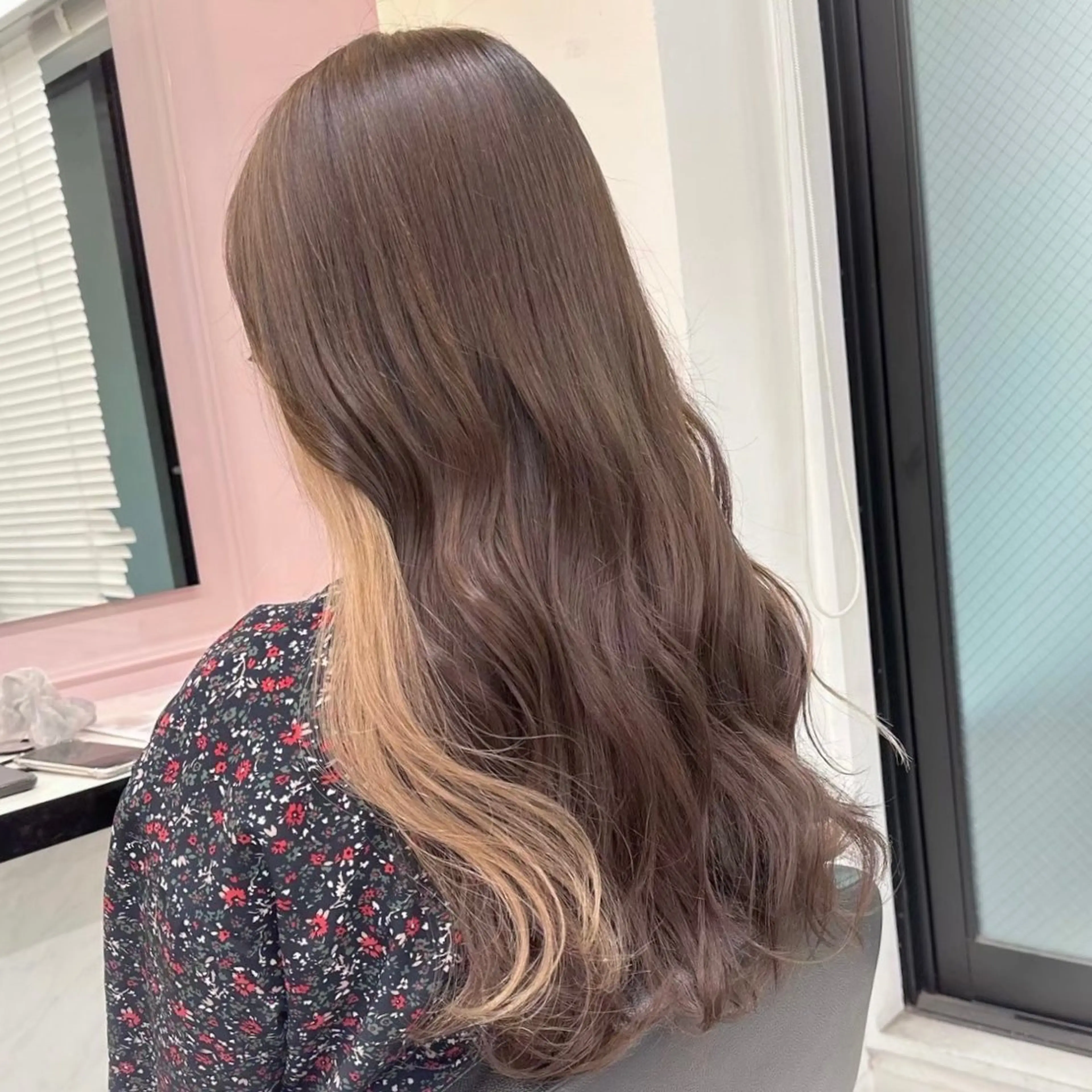 ロング ヘアカラー ヘッドスパ ヘアセット Miwa🤍ダメージ レスカラー特化🦢のヘアスタイル