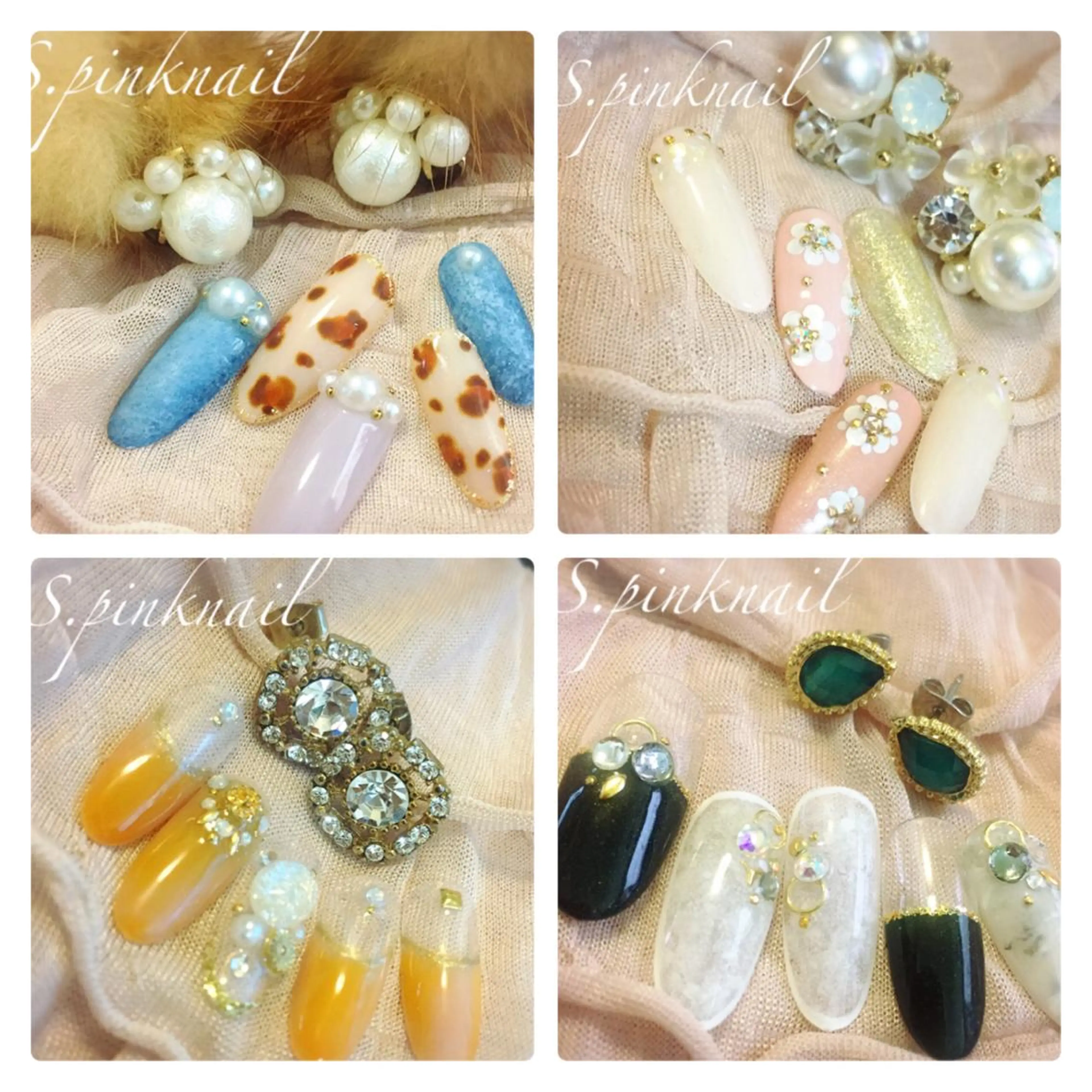 ネイル 春ネイル Sincerely ☺︎のネイルデザイン