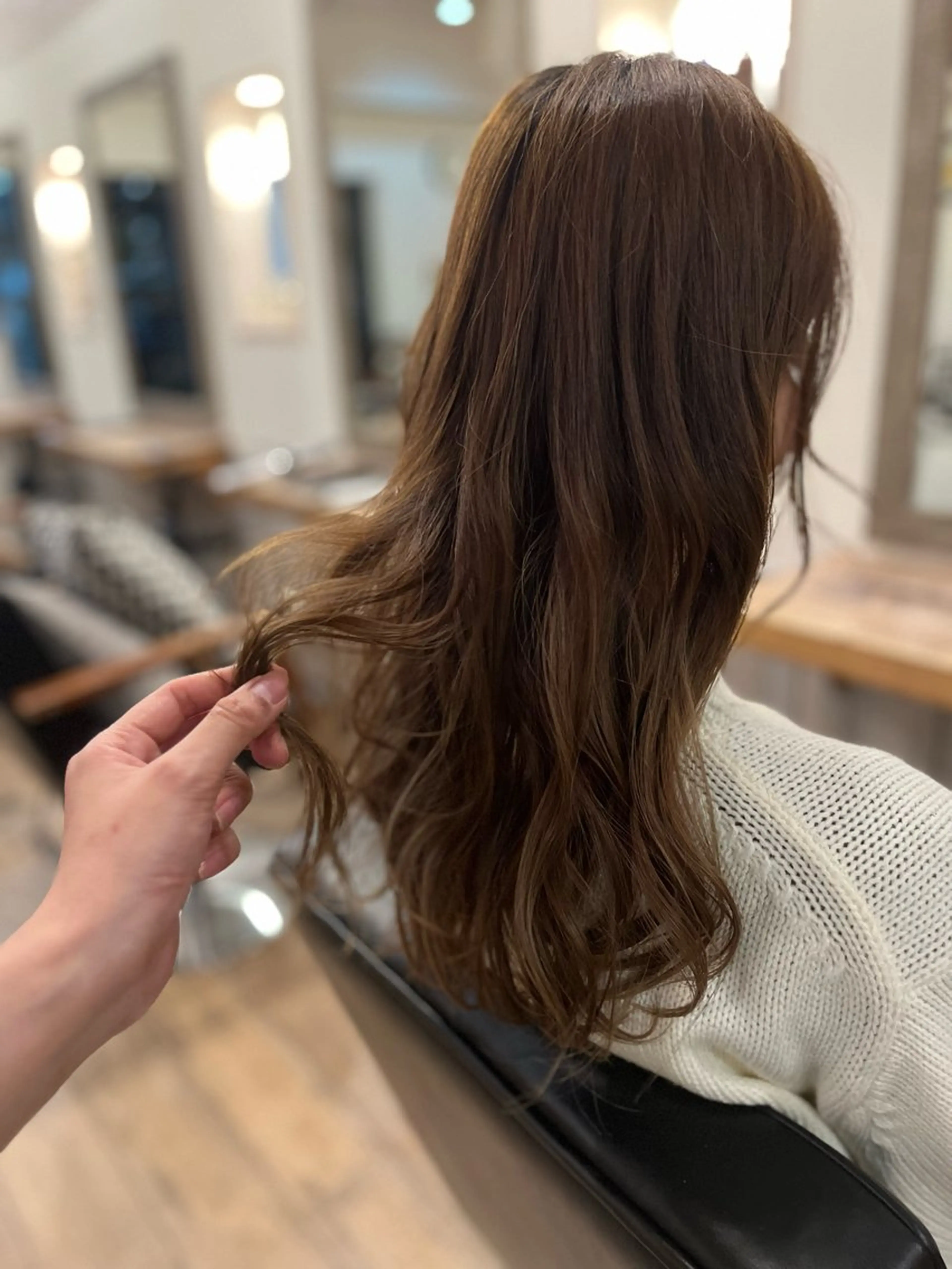 ロング パーマ デジタルパーマ ふ くのヘアスタイル