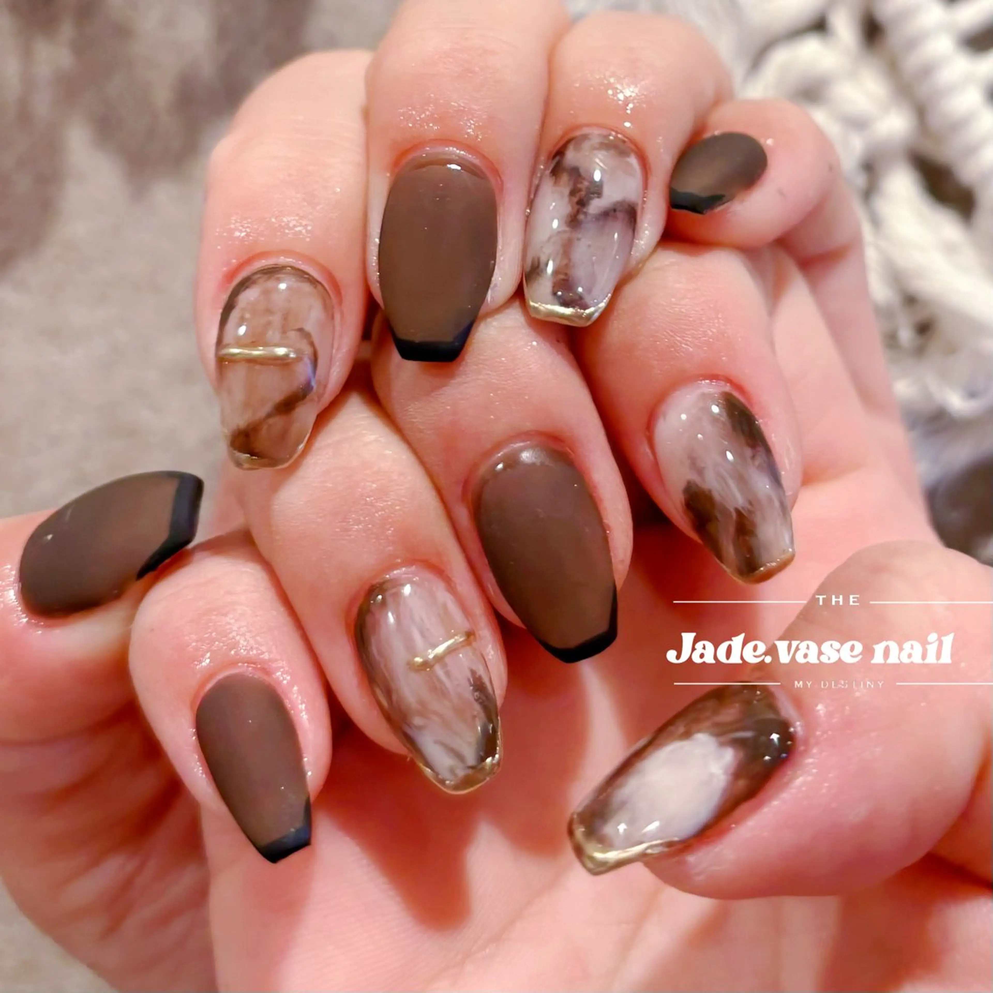 ネイル ハンドネイル ハンドケア ✰Jade.vase 銀座一丁目・東銀座のネイルデザイン