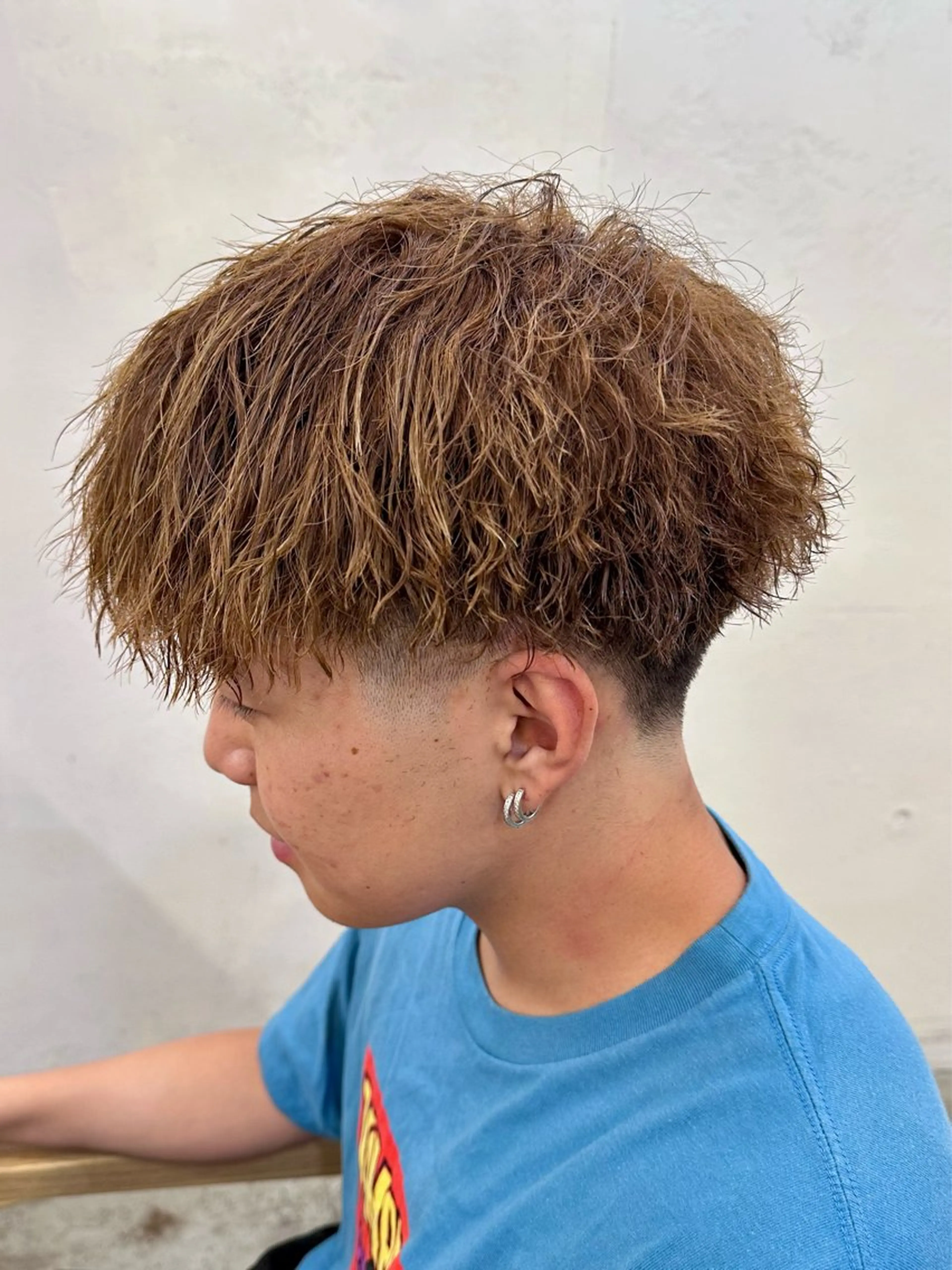 パーマ メンズ カットモデル募集中/ たなかはやとのヘアスタイル
