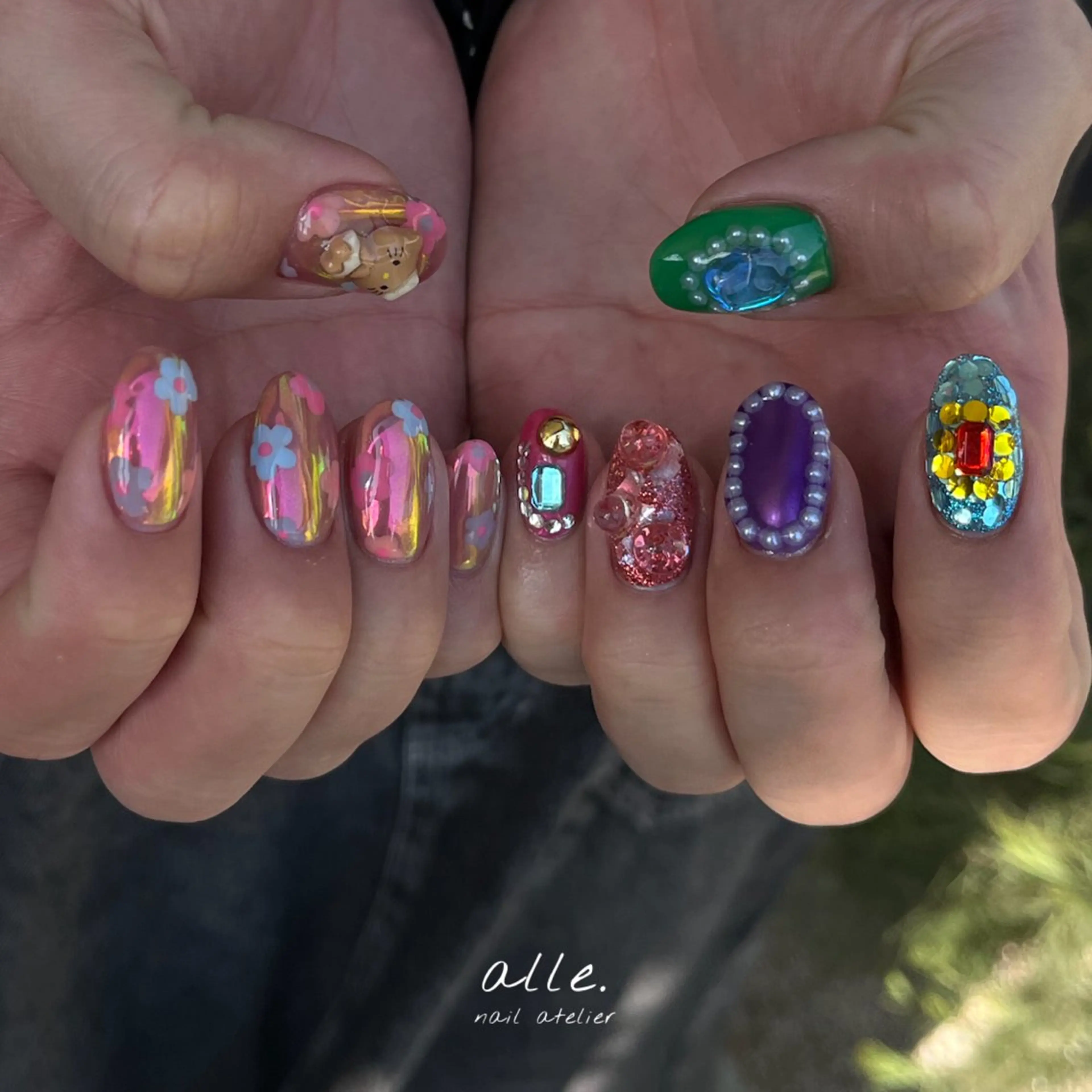 ネイル ハンドネイル atelier alle.のネイルデザイン
