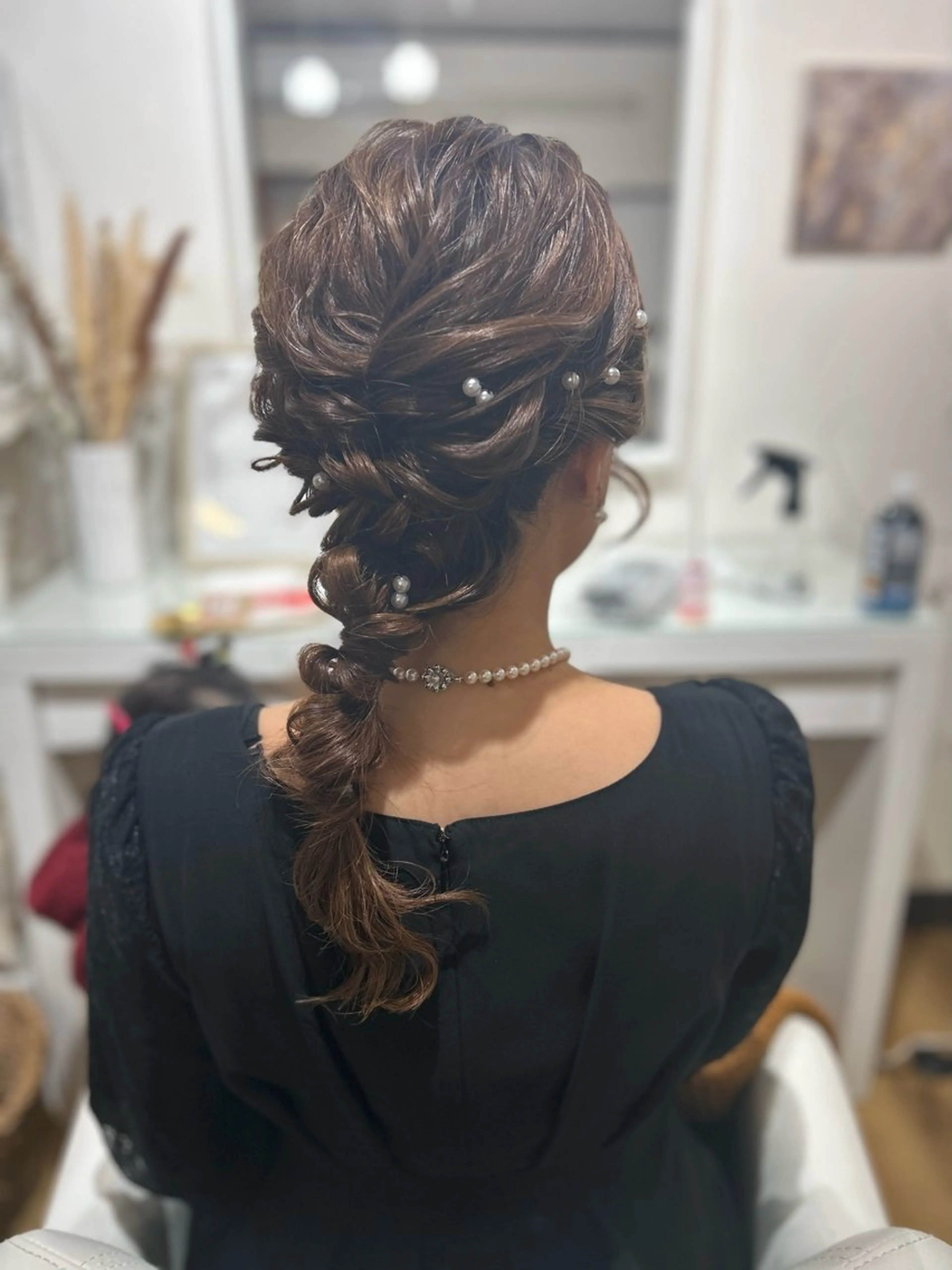 ヘアアレンジ 結婚式・ブライダル クリスマス make room  Bliss所属・make room Blissのヘアスタイル