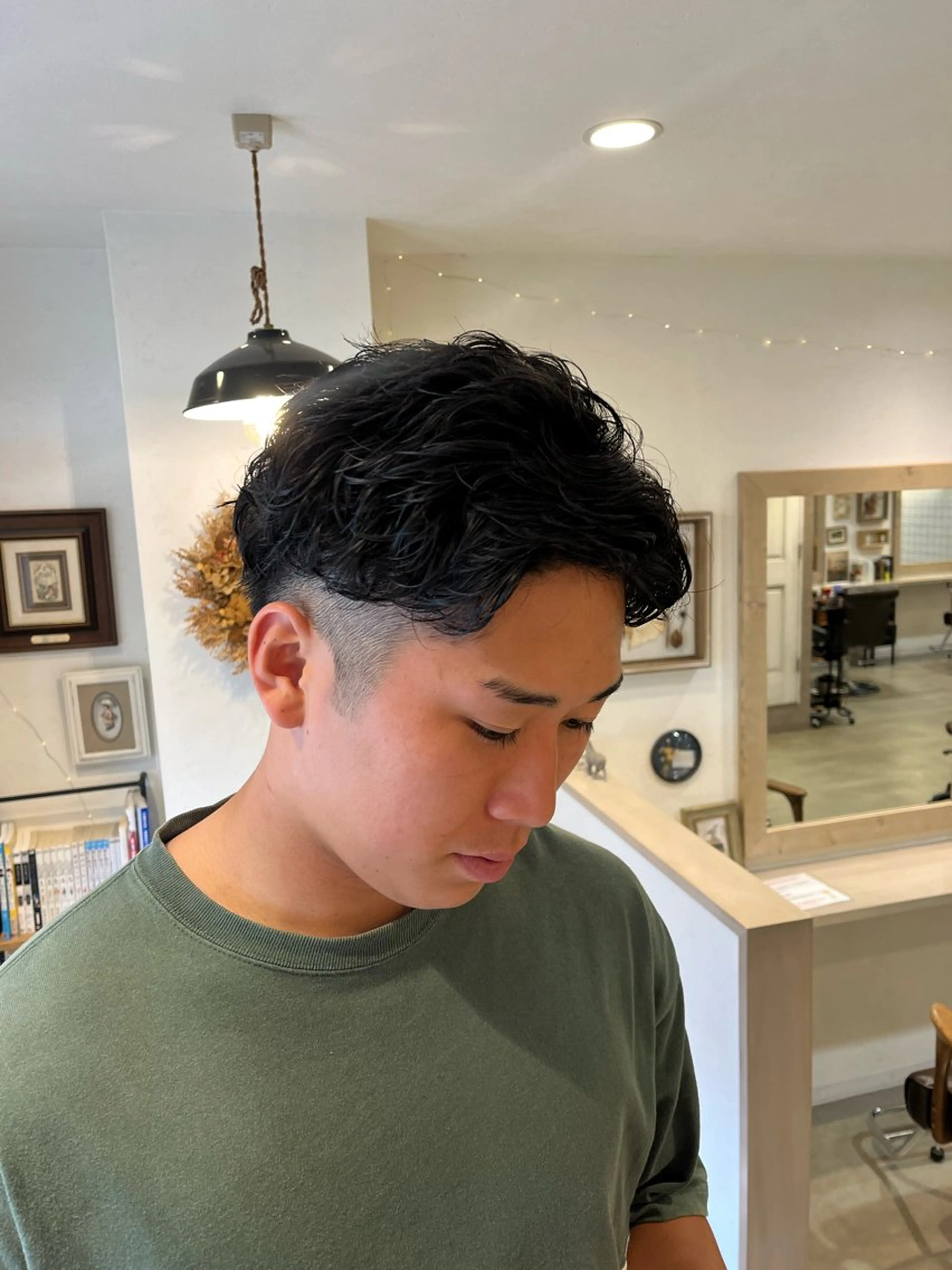 ショート パーマ メンズ メンズパーマ カット パーマ Lamp所属・🌀メンズパーマ🌀 🐏丸山祐宇🐏のヘアスタイル