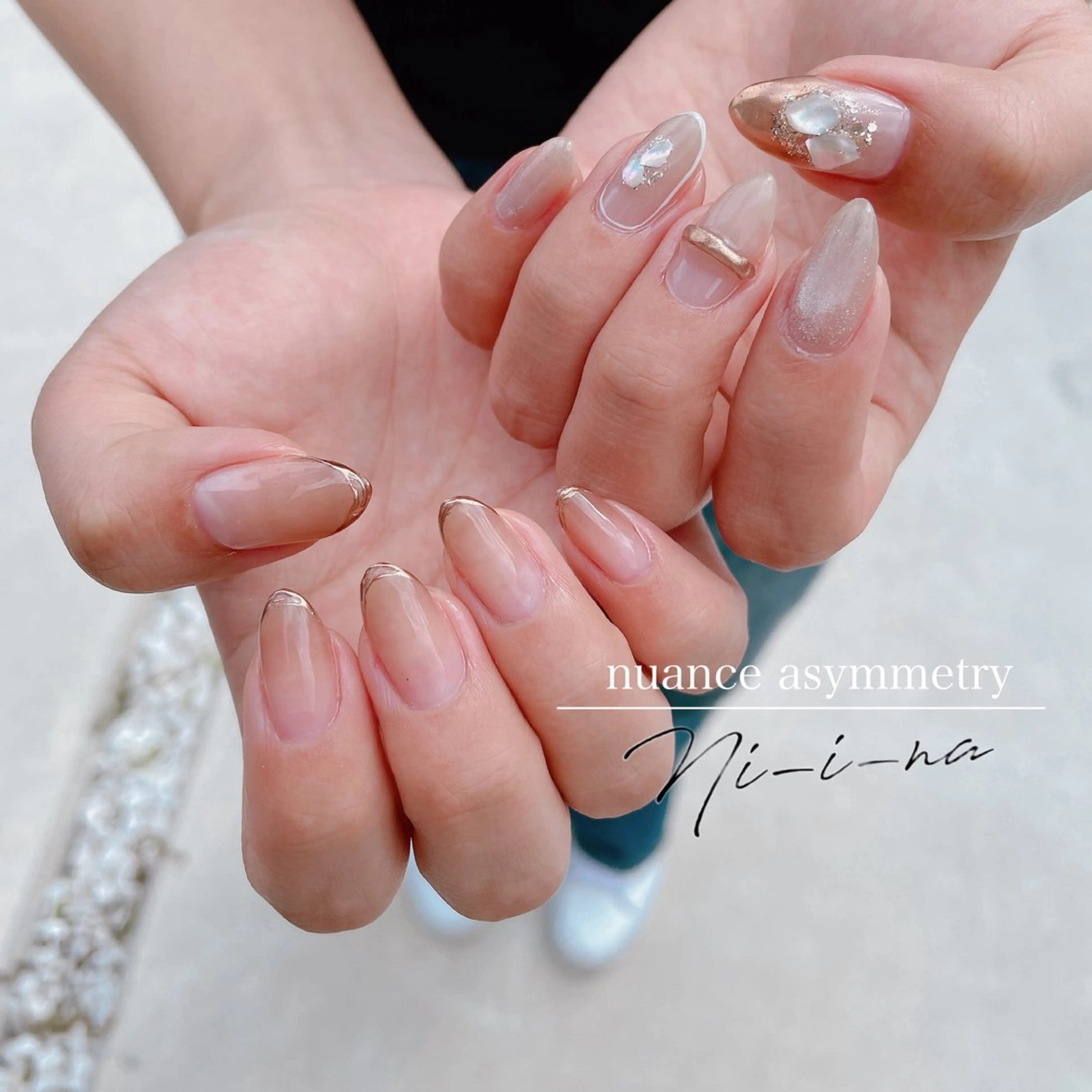 ネイル ハンドネイル nail salon Ni-i-naのネイルデザイン