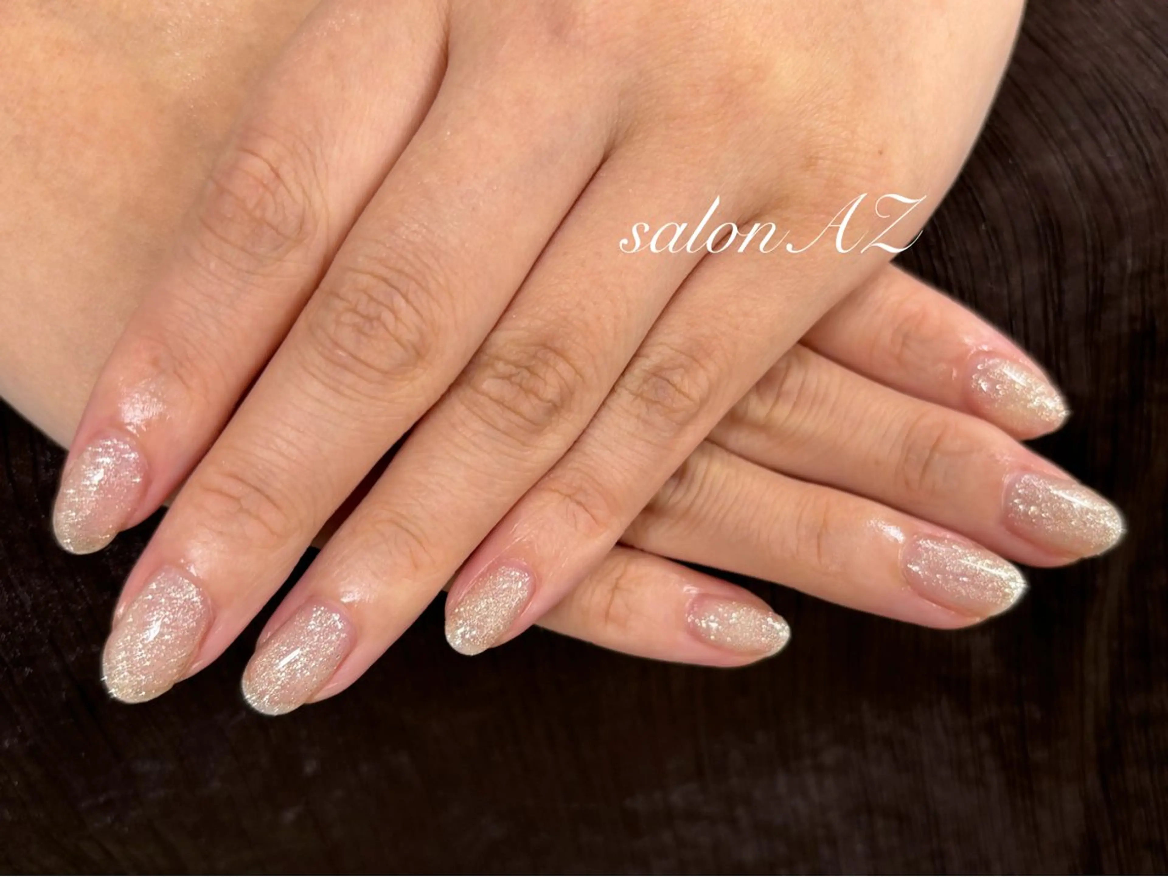 ネイル アートネイル 長さ出し フットネイル フレンチネイル ジェルネイル Salon AZ所属・salon AZ jr.ネイリストのネイルデザイン