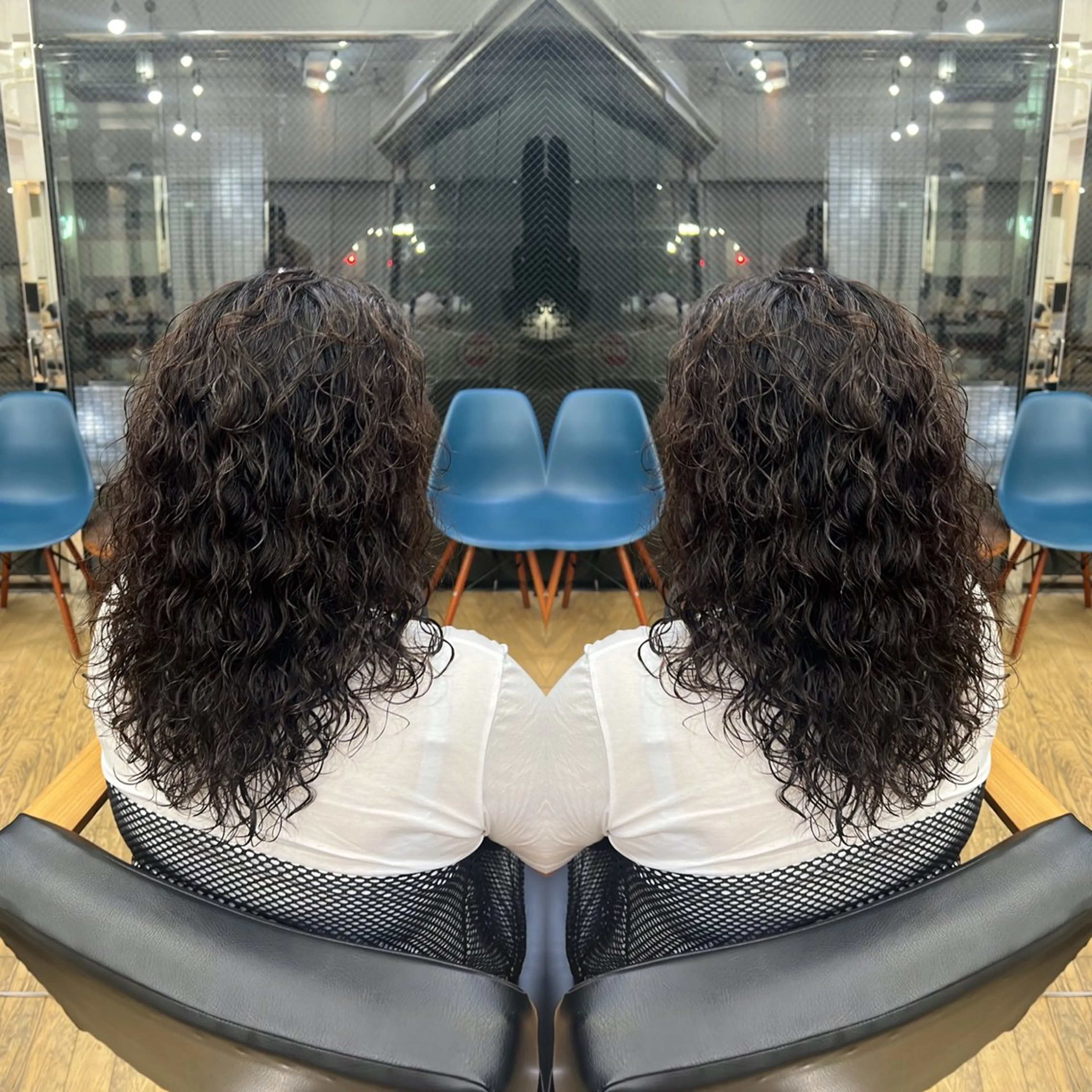 ロング パーマ レイヤー/ボブ/ ミニボブ/AOIのヘアスタイル