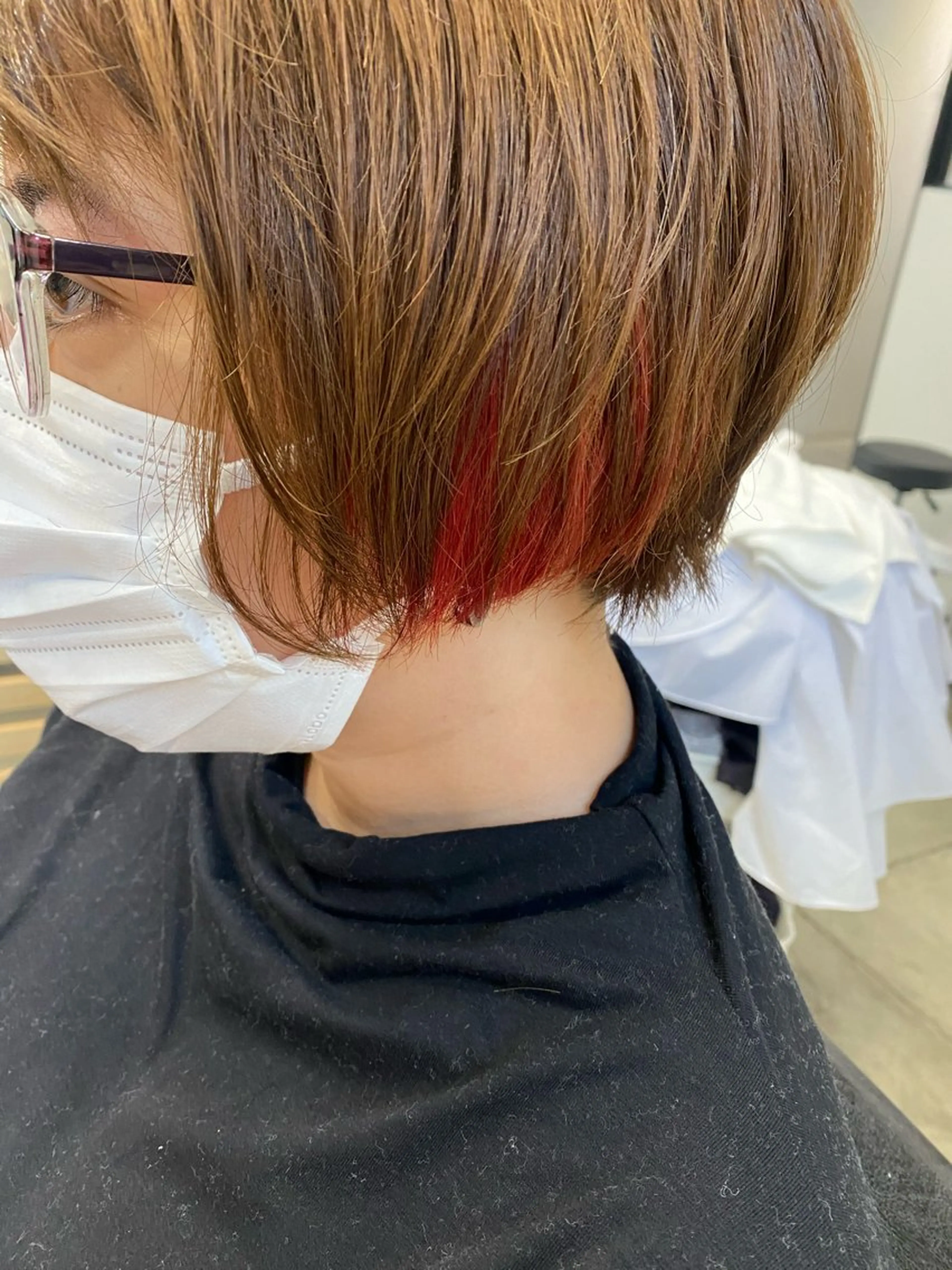 ショート ショートヘア 艶髪🌟髪質改善✨ Zinaヤマダ チサのヘアスタイル