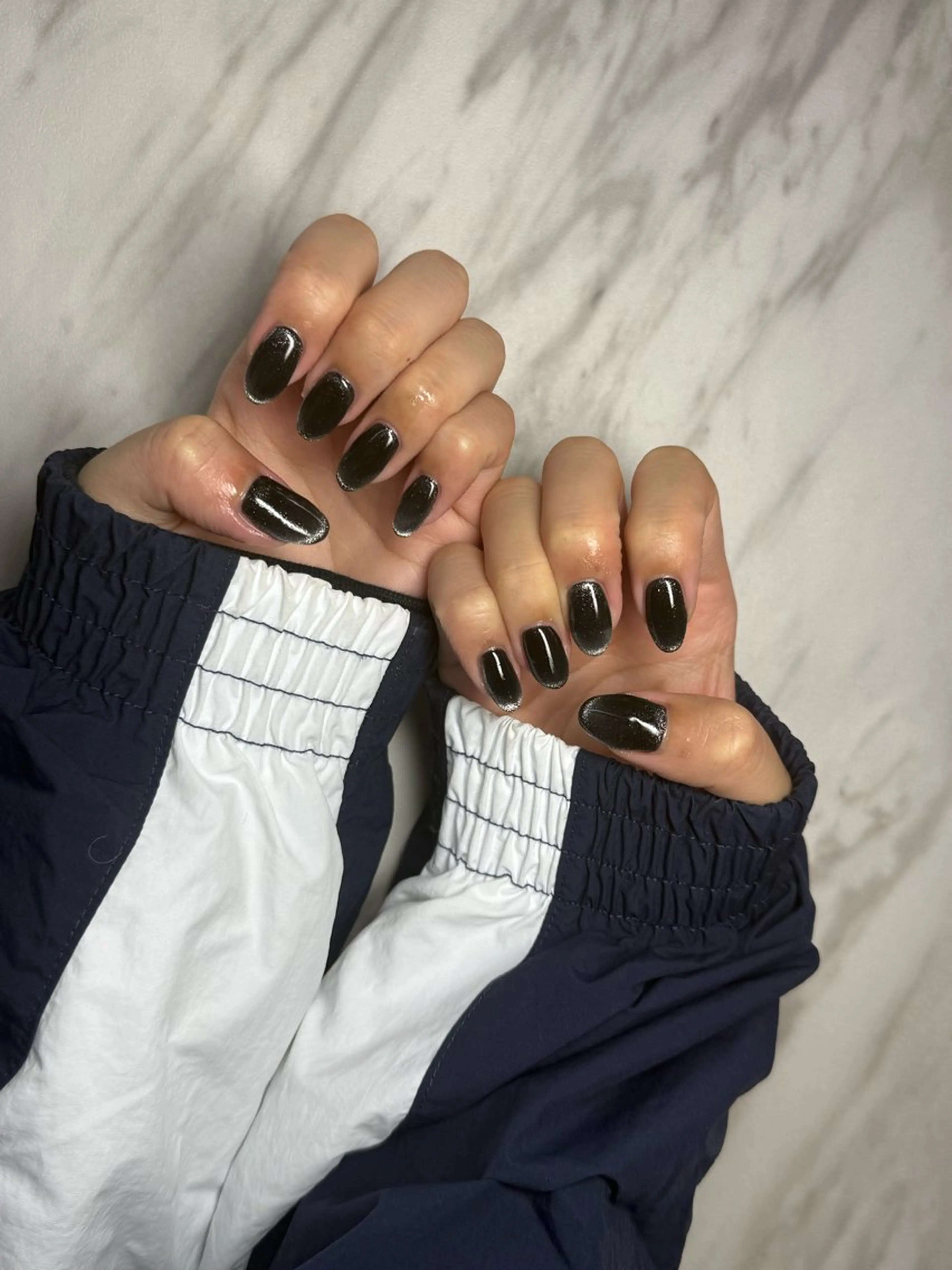 ネイル マグネットネイル 寺島 瑠菜のネイルデザイン