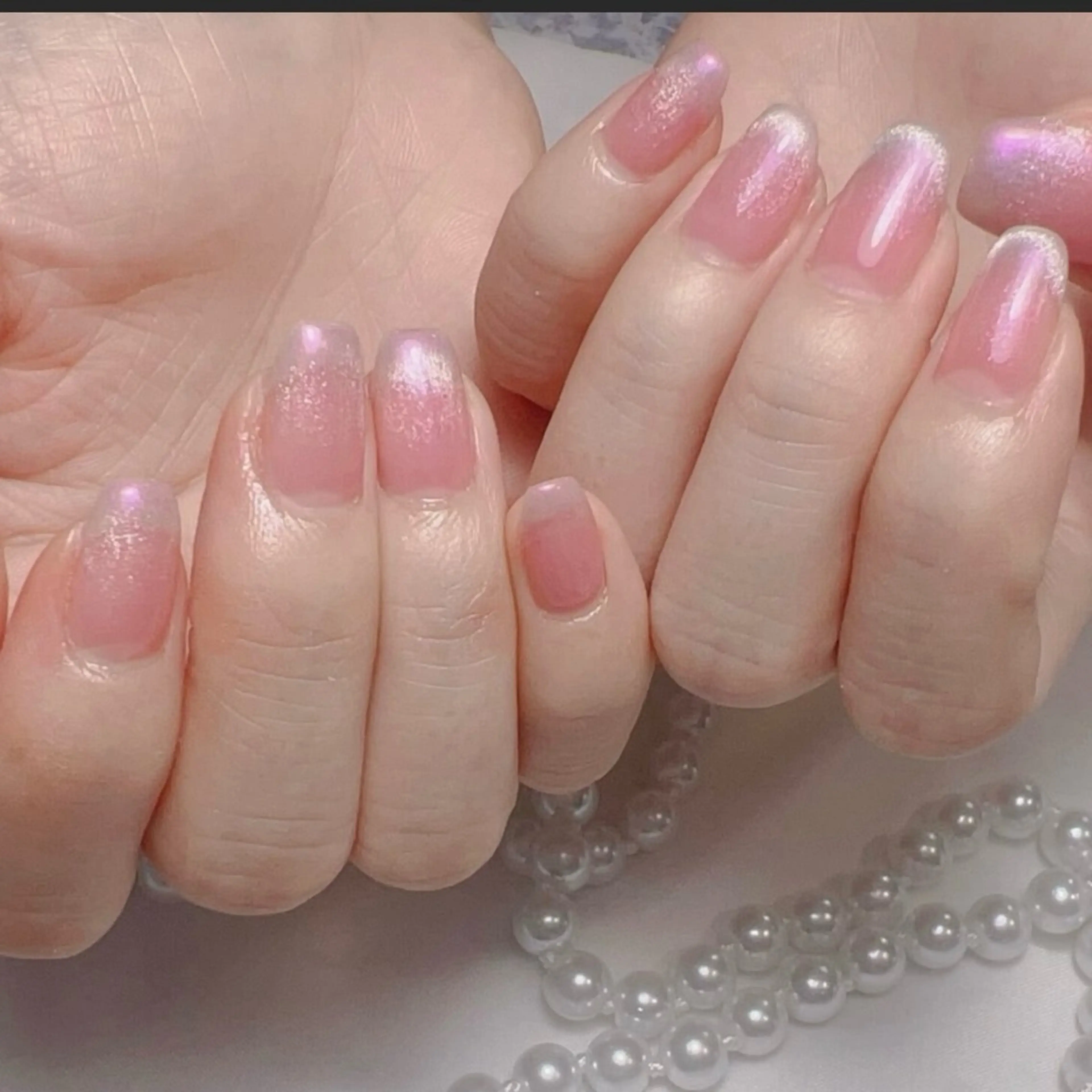 ネイル アートネイル フレンチネイル ジェルネイル グラデーション 韓国ネイル ハンドネイル ハンドケア Nail Salon Kihi さくらのネイルデザイン