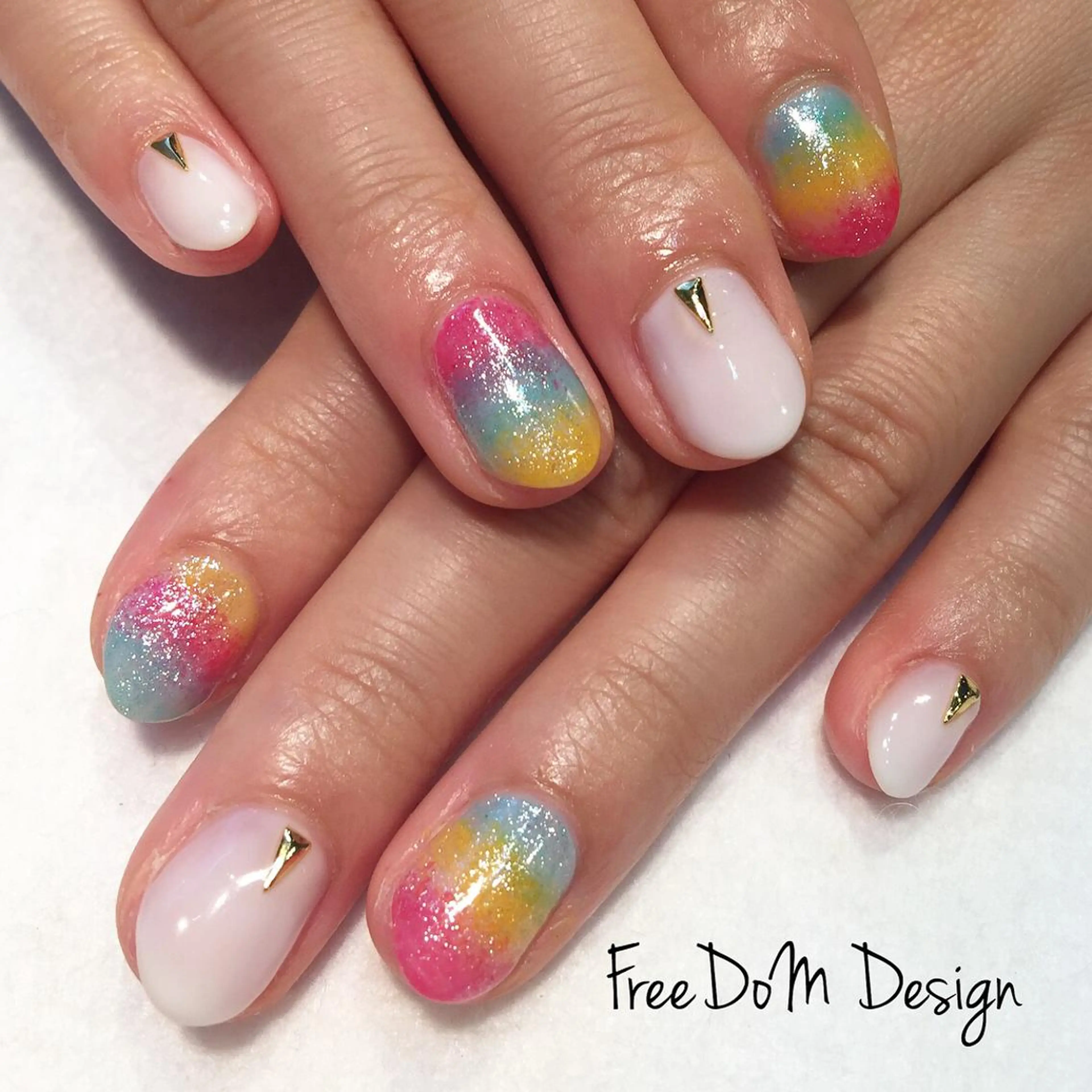 ネイル ジェルネイル ソフトジェル ＦreeDoＭ   Design所属・W KUMIのネイルデザイン