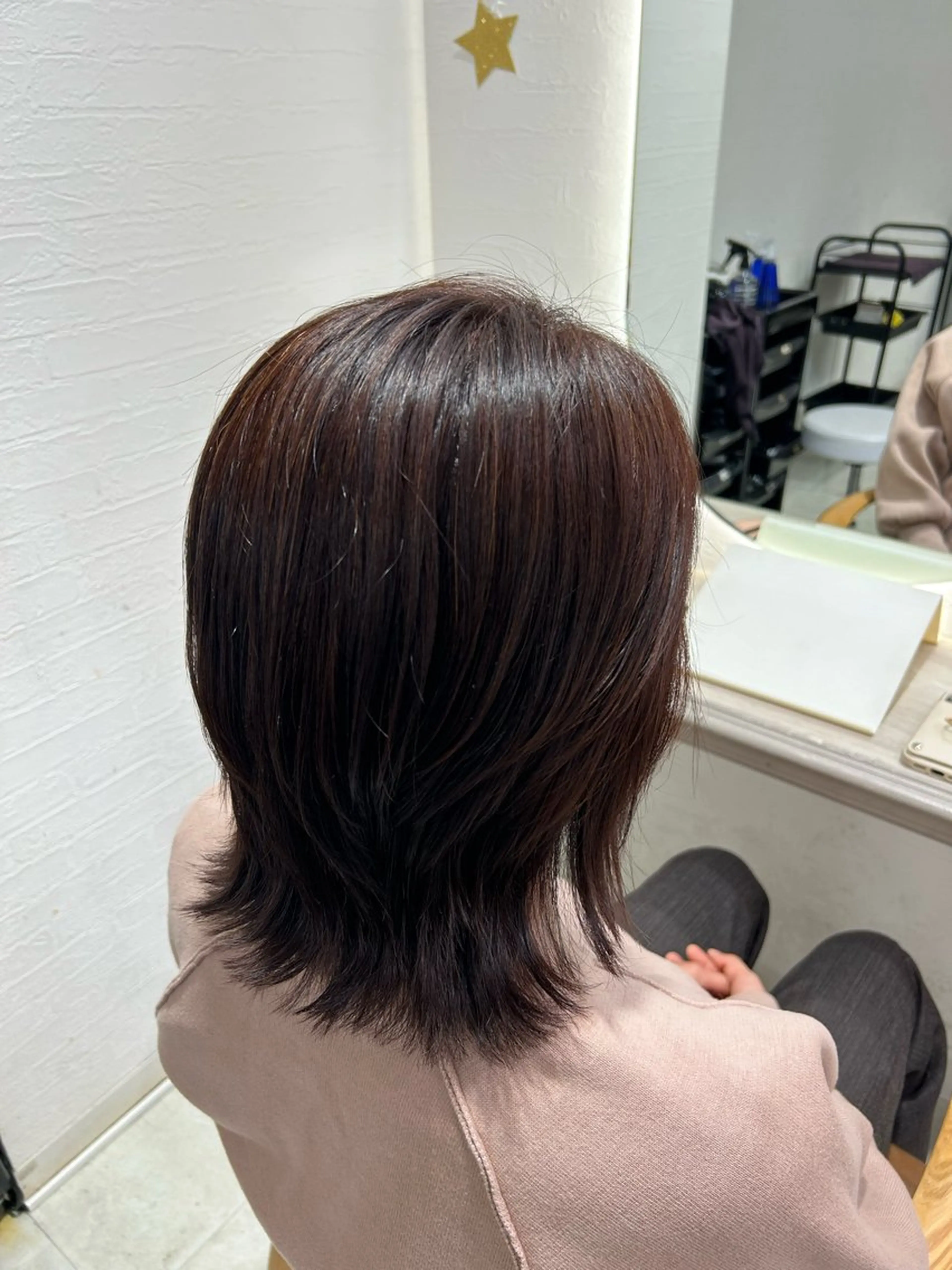 🩶モデル特別価格🩶白髪染めカラー+トリートメントの写真