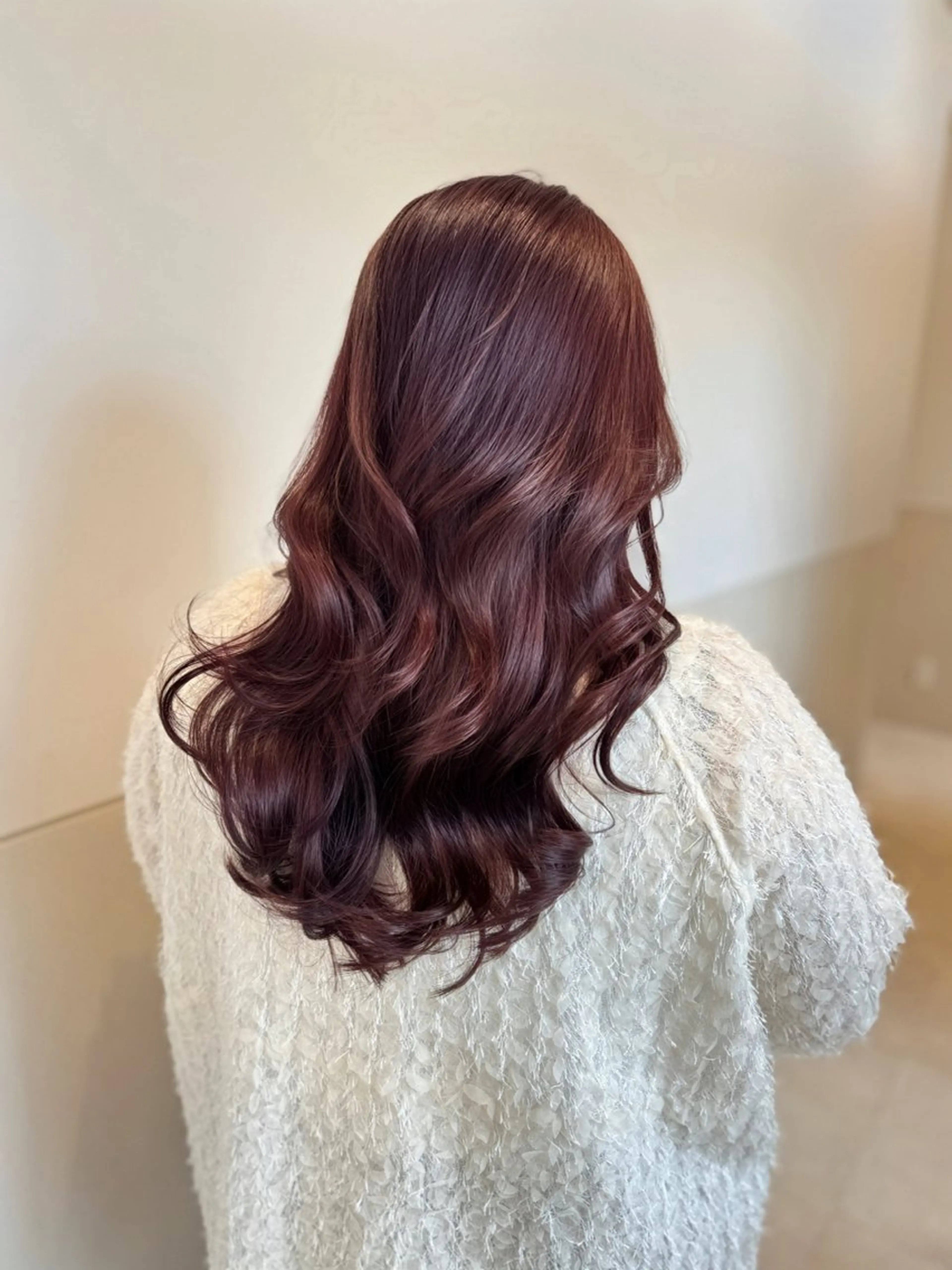 セミロング カラー ブリーチ ダブルカラー ブリーチなしカラー カット ヘアカラー トリートメント 佐藤 綾香のヘアスタイル