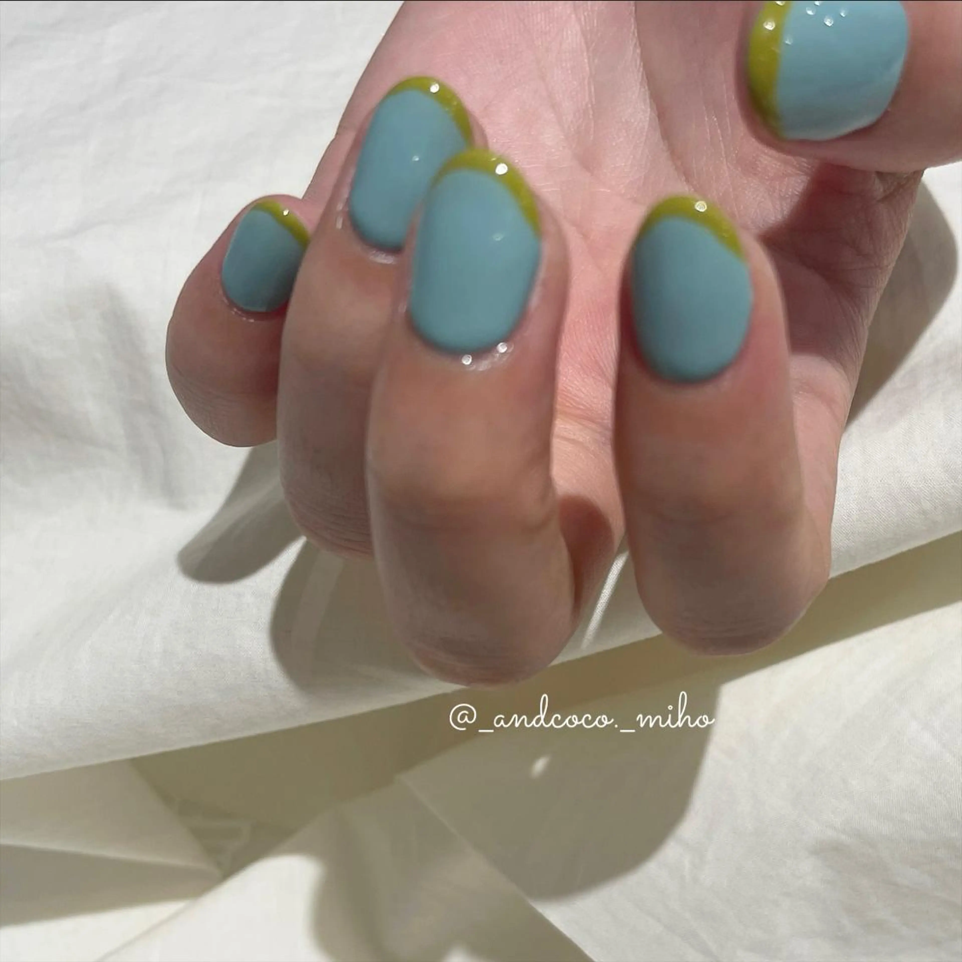 ネイル ハンドネイル And  & coco. eyelash & nail所属・Nailist〻 mihoのネイルデザイン