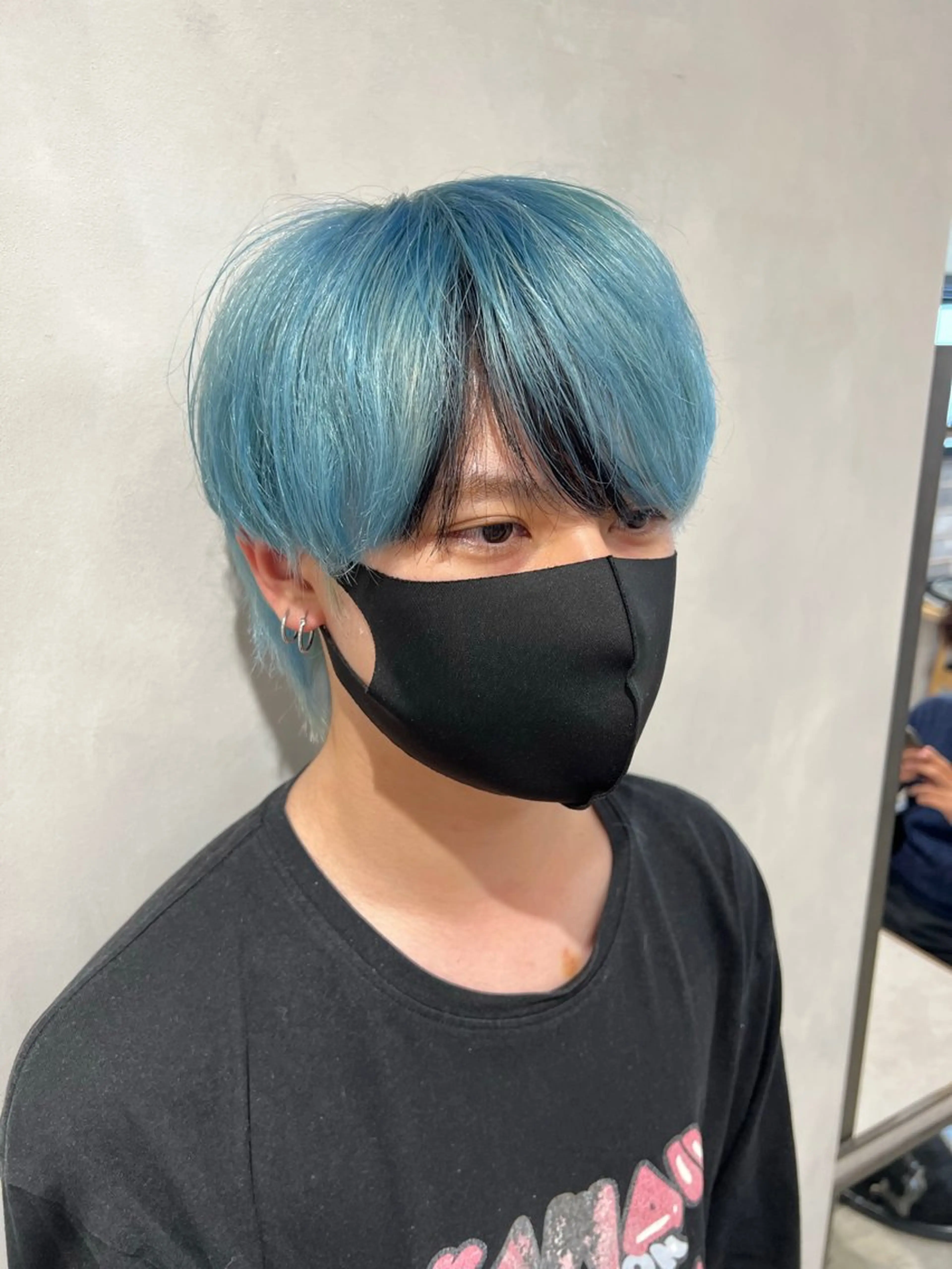 ショート カラー メンズ カラースペシャリスト ・齊藤 羽瑠輝のヘアスタイル