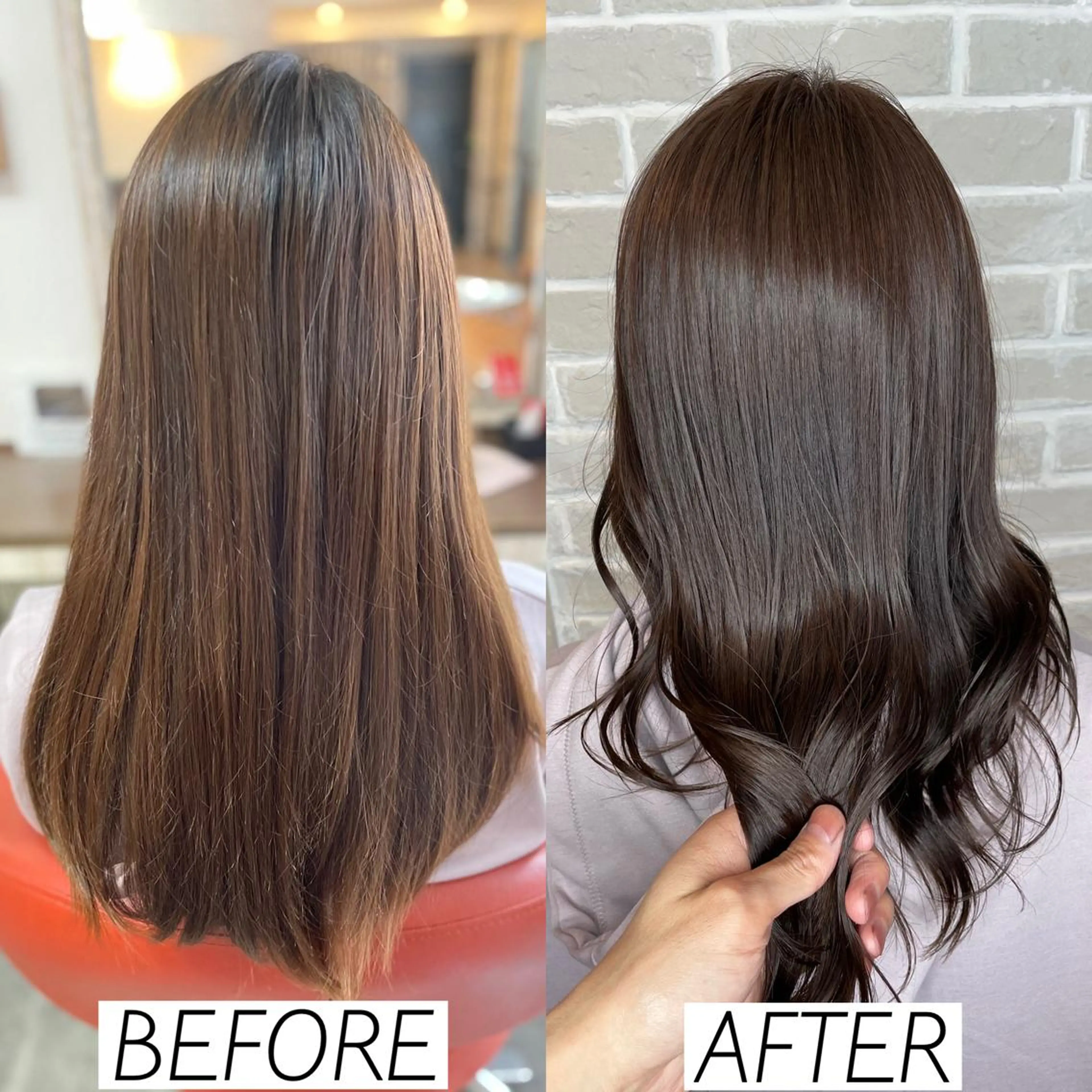 ミディアム カラー ピンクカラー パープルカラー カット ヘアカラー トリートメント 森田 一平のヘアスタイル