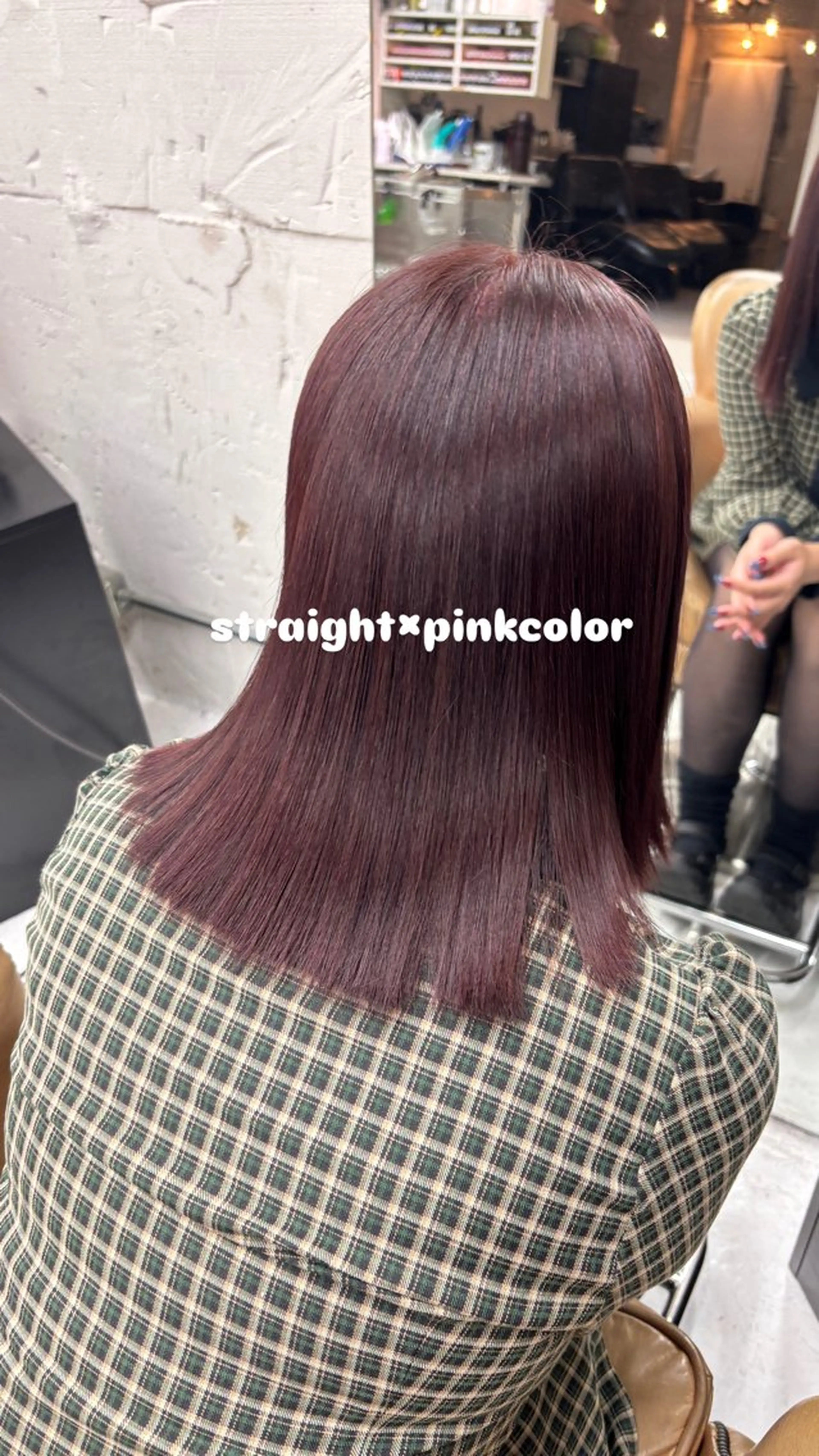 カラー ヘアカラー 縮毛矯正 トリートメント 暖色カラ-ෆ˚顔周り 🎀ོ白岩亜実🎀ོのヘアスタイル