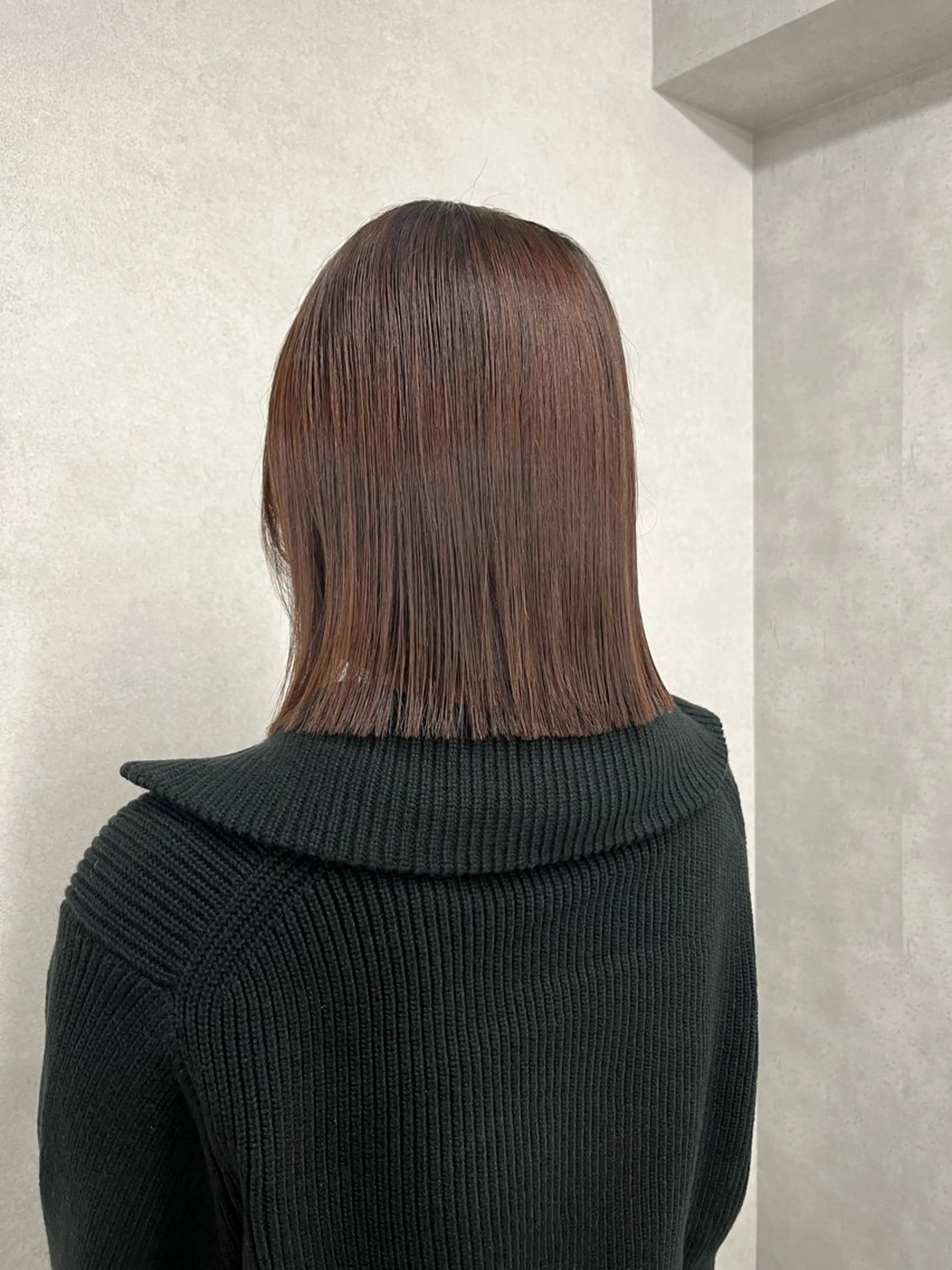 ミディアム パーマ ストレートパーマ anon Loemのヘアスタイル