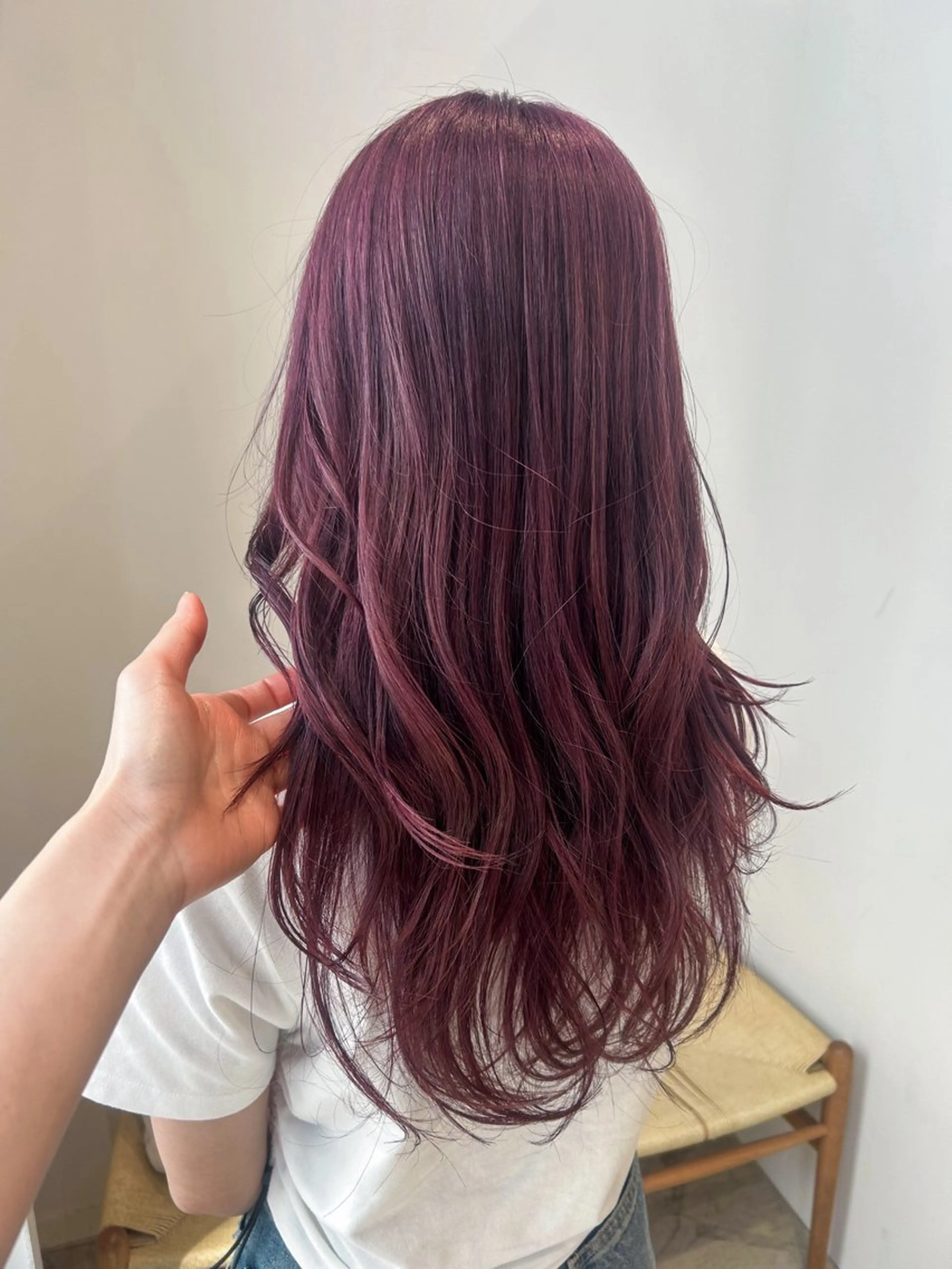 ロング カラー ヘアアレンジ ブリーチ カット ヘアカラー トリートメント yuka .のヘアスタイル