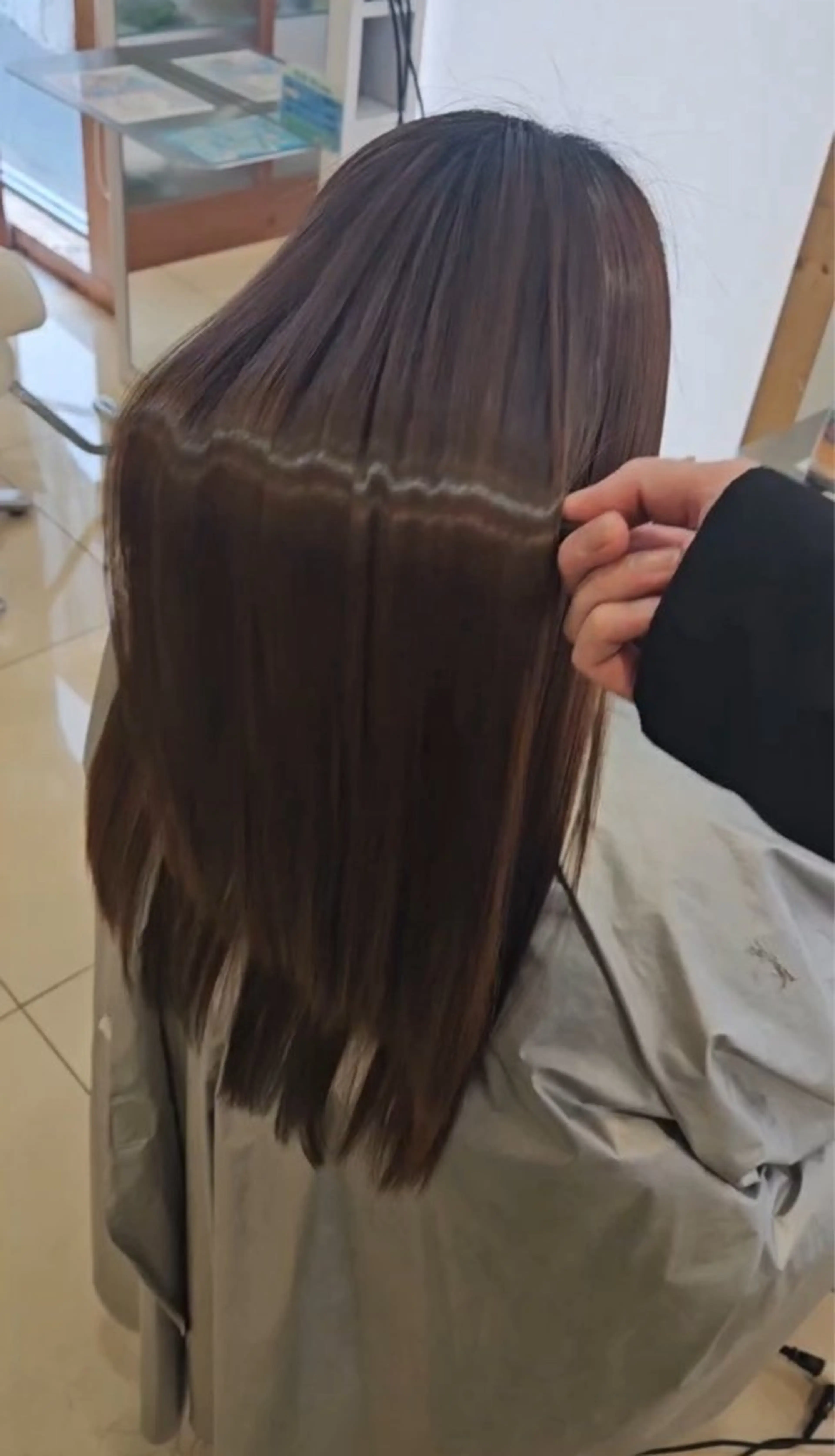 ロング 縮毛矯正 🎈カラーエステ 🎈通事  啓人のヘアスタイル