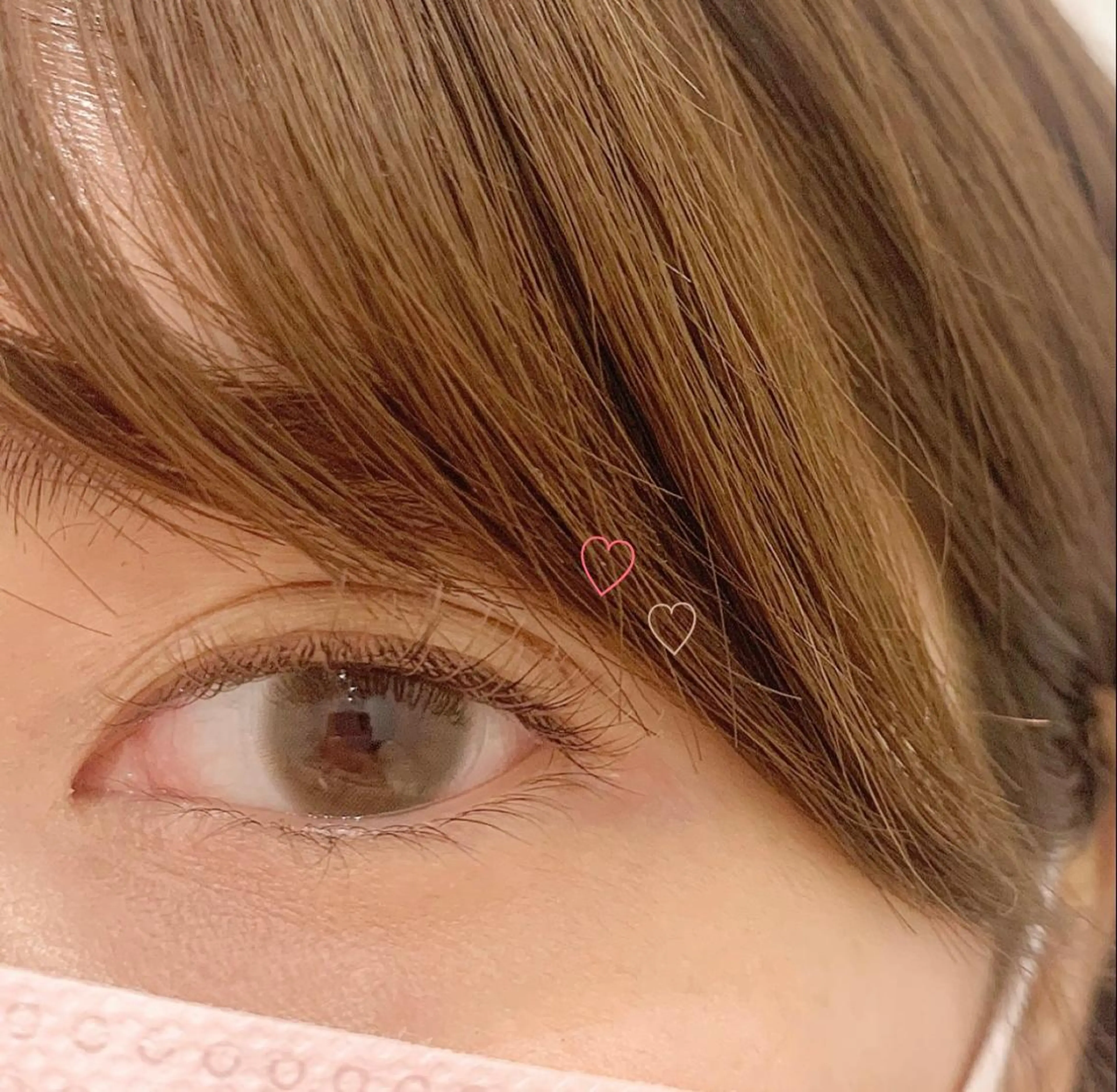 マツエク・マツパ カラーマツエク フラットラッシュ マツエク charmeis所属・. mihoのマツエク・マツパデザイン