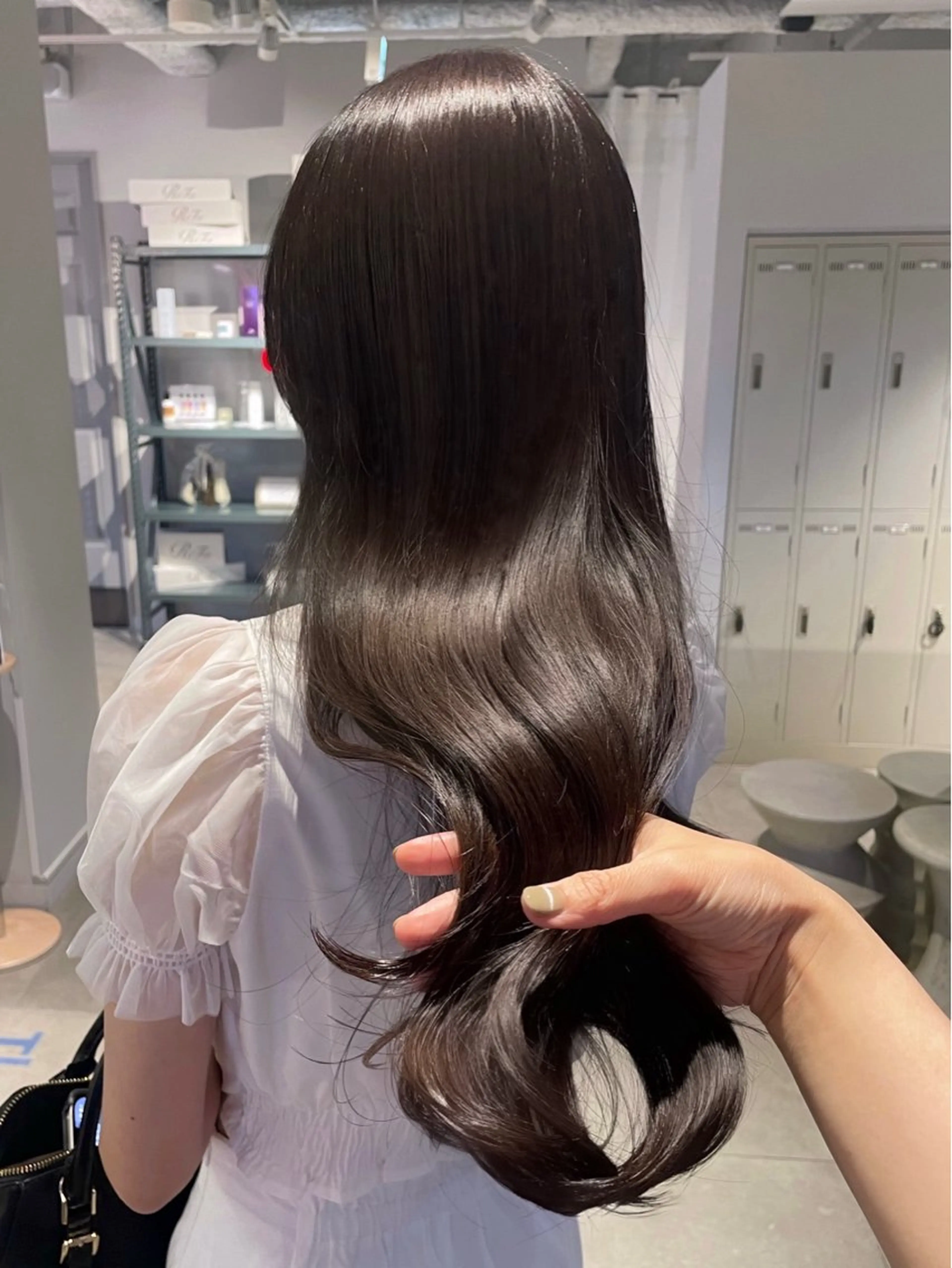 ロング カラー 髪質改善 トリートメント レイヤー/髪質改善カ ラ-🤍津田奈々美‎のヘアスタイル