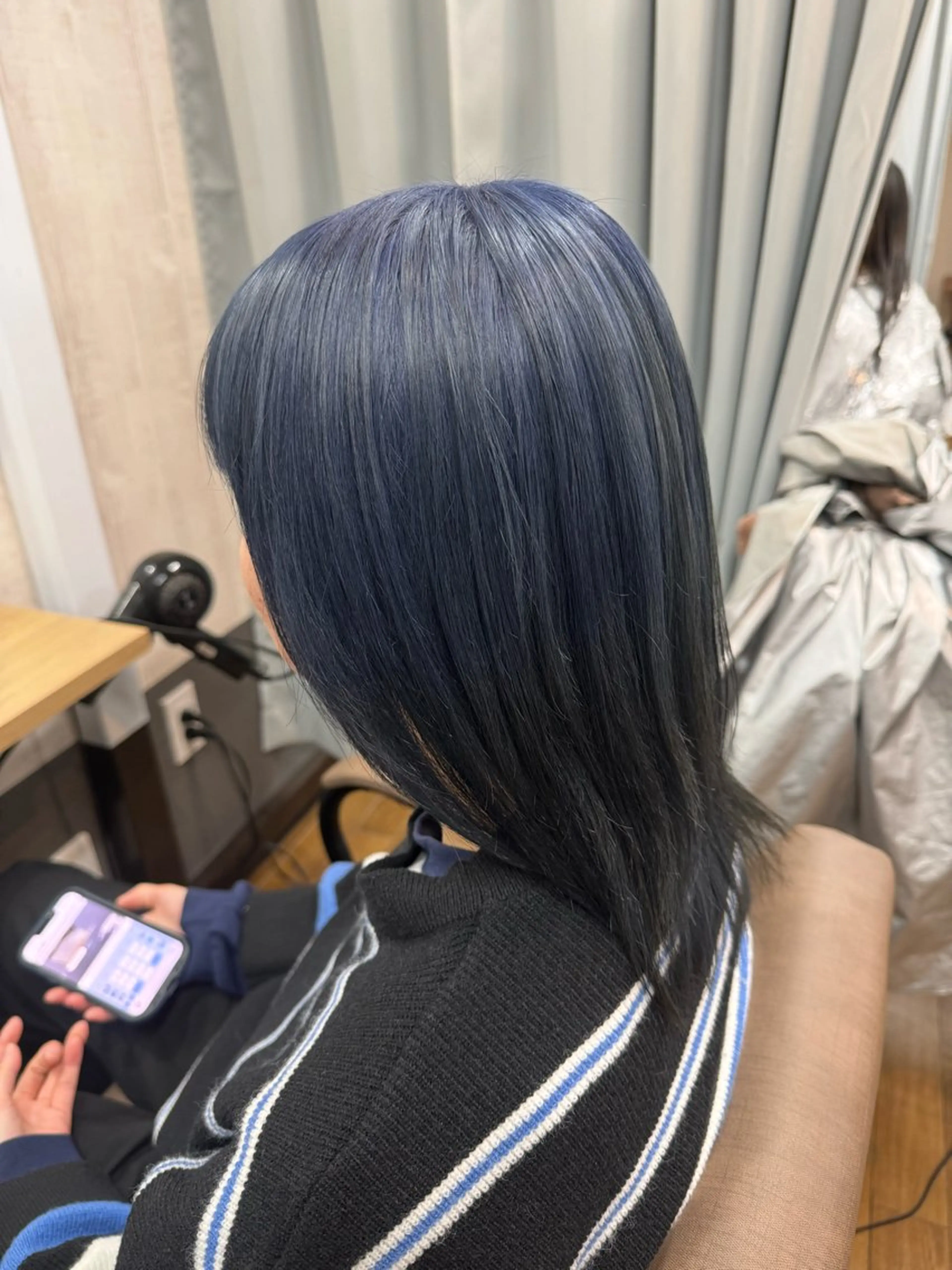 ミディアム カット ヘアカラー TELA HAIR 稲毛店　千尋のヘアスタイル